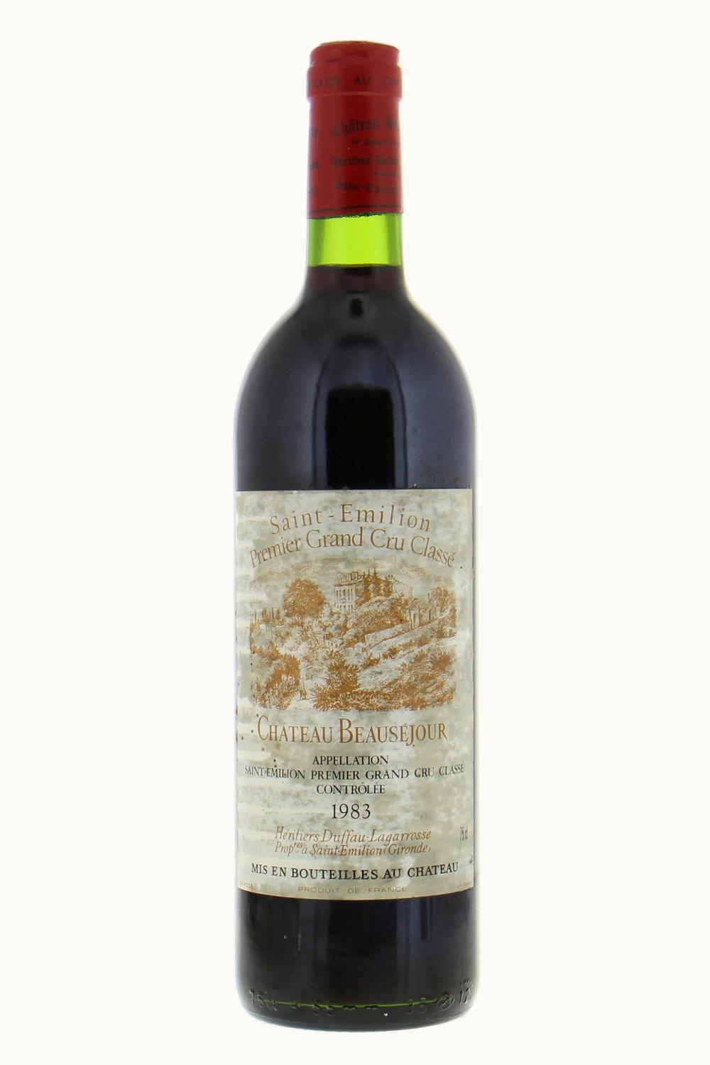 Duffau La Garosse Beau-Sejour St-Emilion Grand Cru Bordeaux, 1983