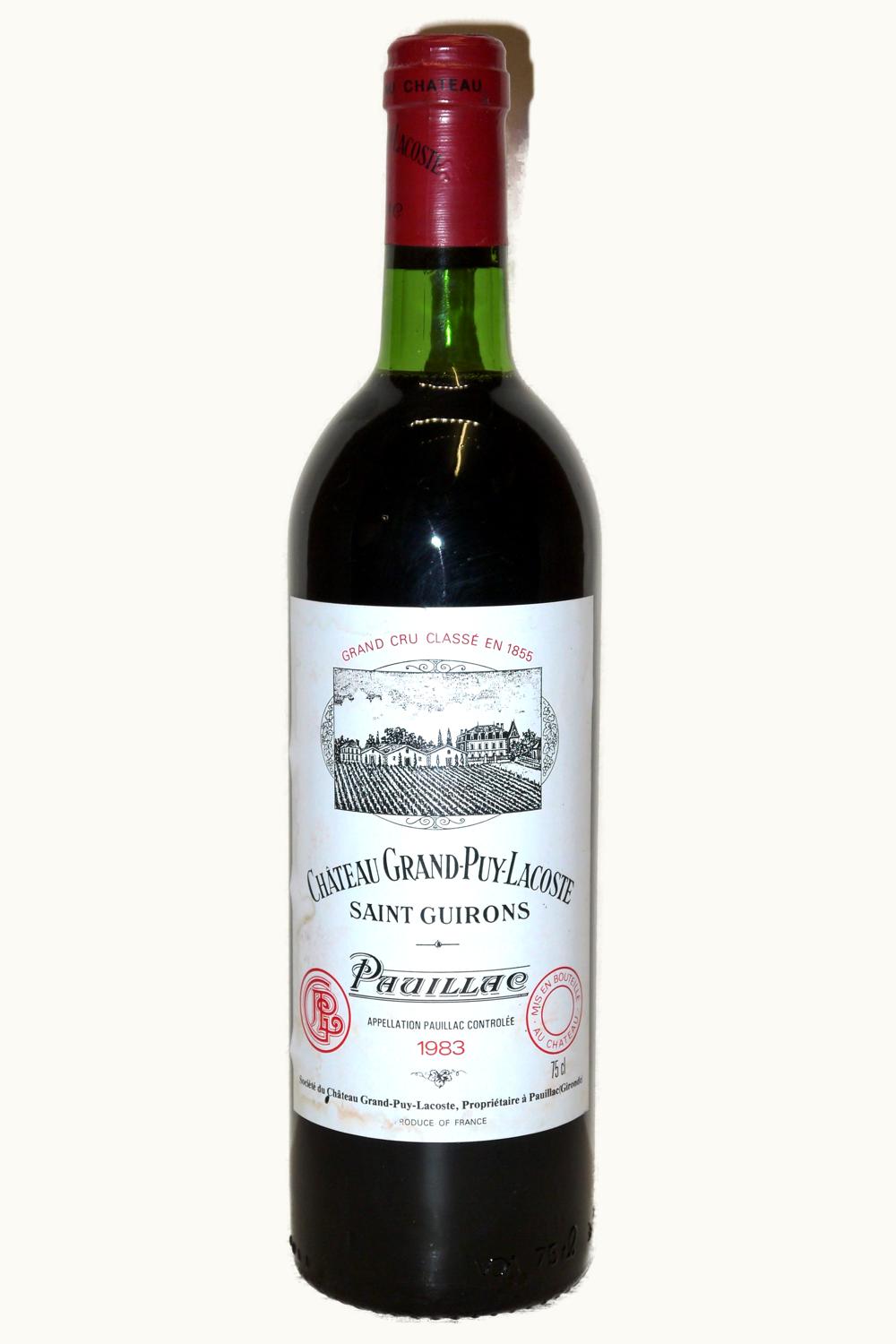 Château Grand-Puy-Lacoste Château Grand-Puy-Lacoste Pauillac Medoc Bordeaux, 1983 UZ0642766
