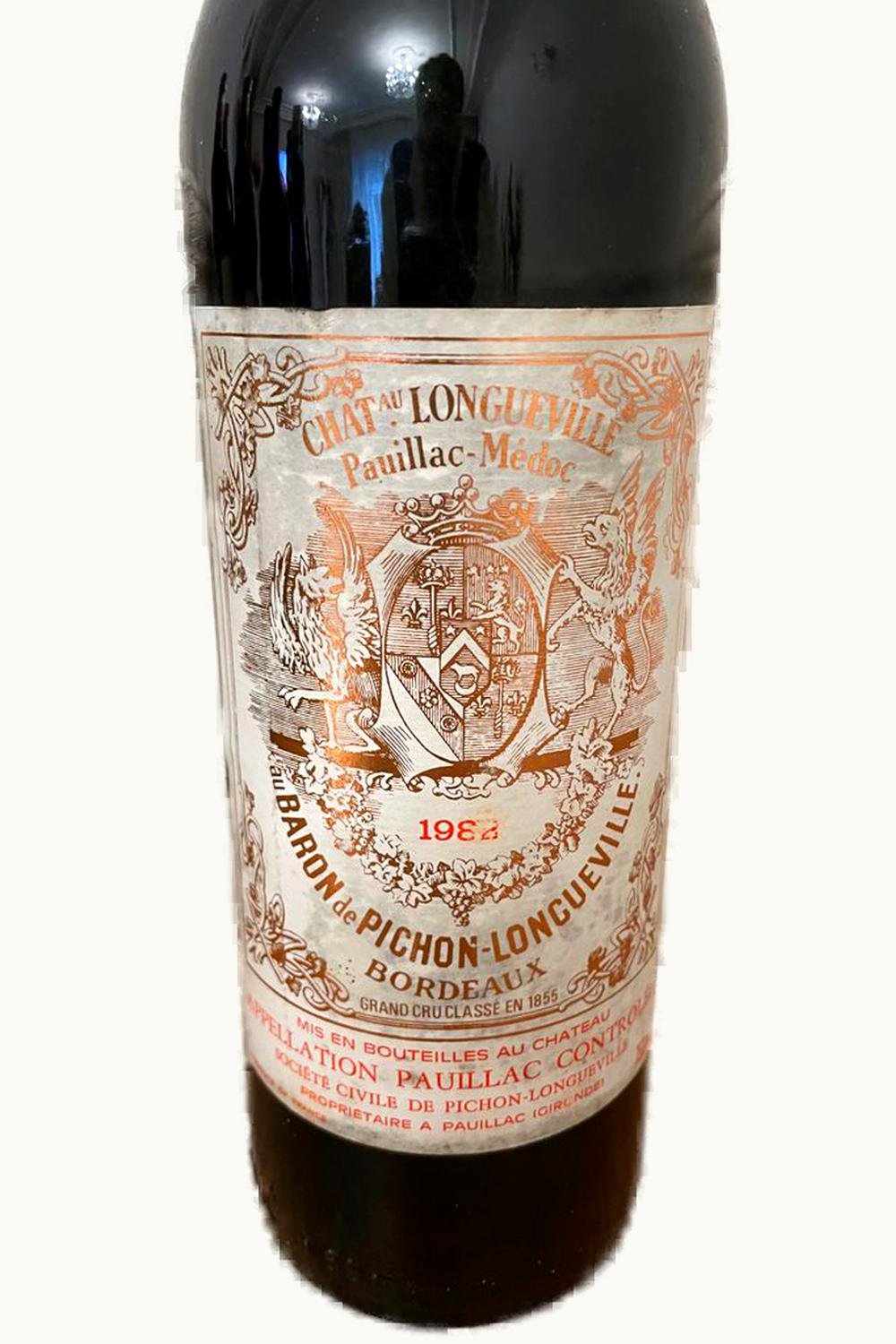 Château Pichon Longueville Baron Château Pichon Longueville Baron Medoc Bordeaux, 1982