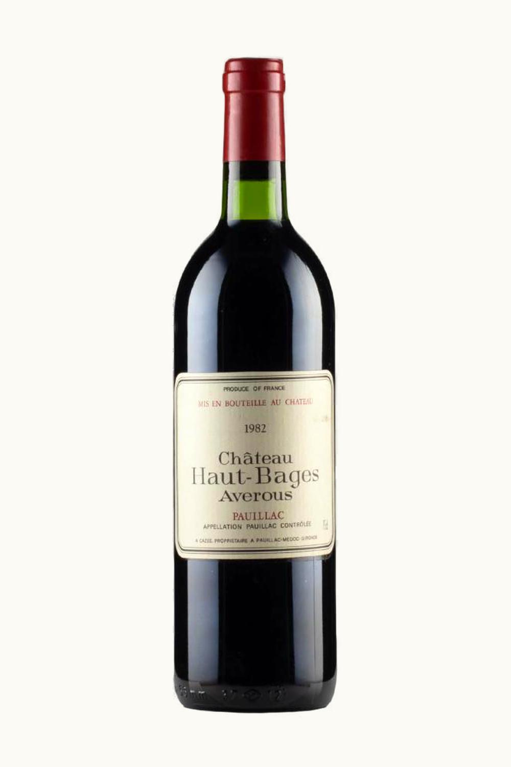 Château Lynch-Bages Château Lynch-Bages Haut-Averous Pauillac Medoc Bordeaux, 1982