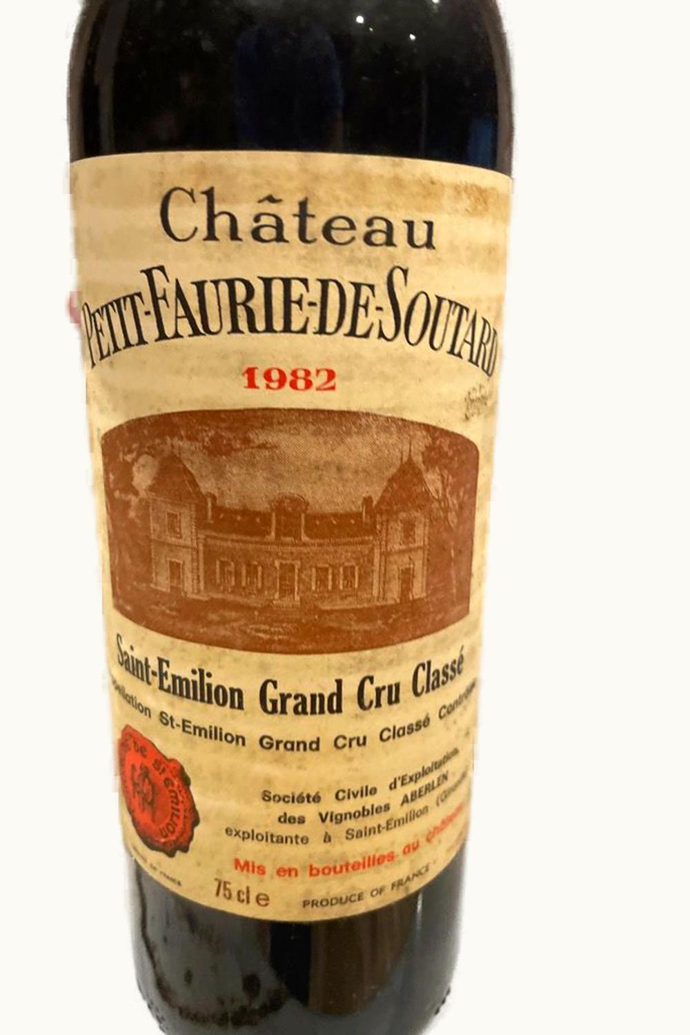 Château Petit Faurie de Soutard Château Petit Faurie de Soutard St-Emilion Grand Cru Bordeaux, 1982