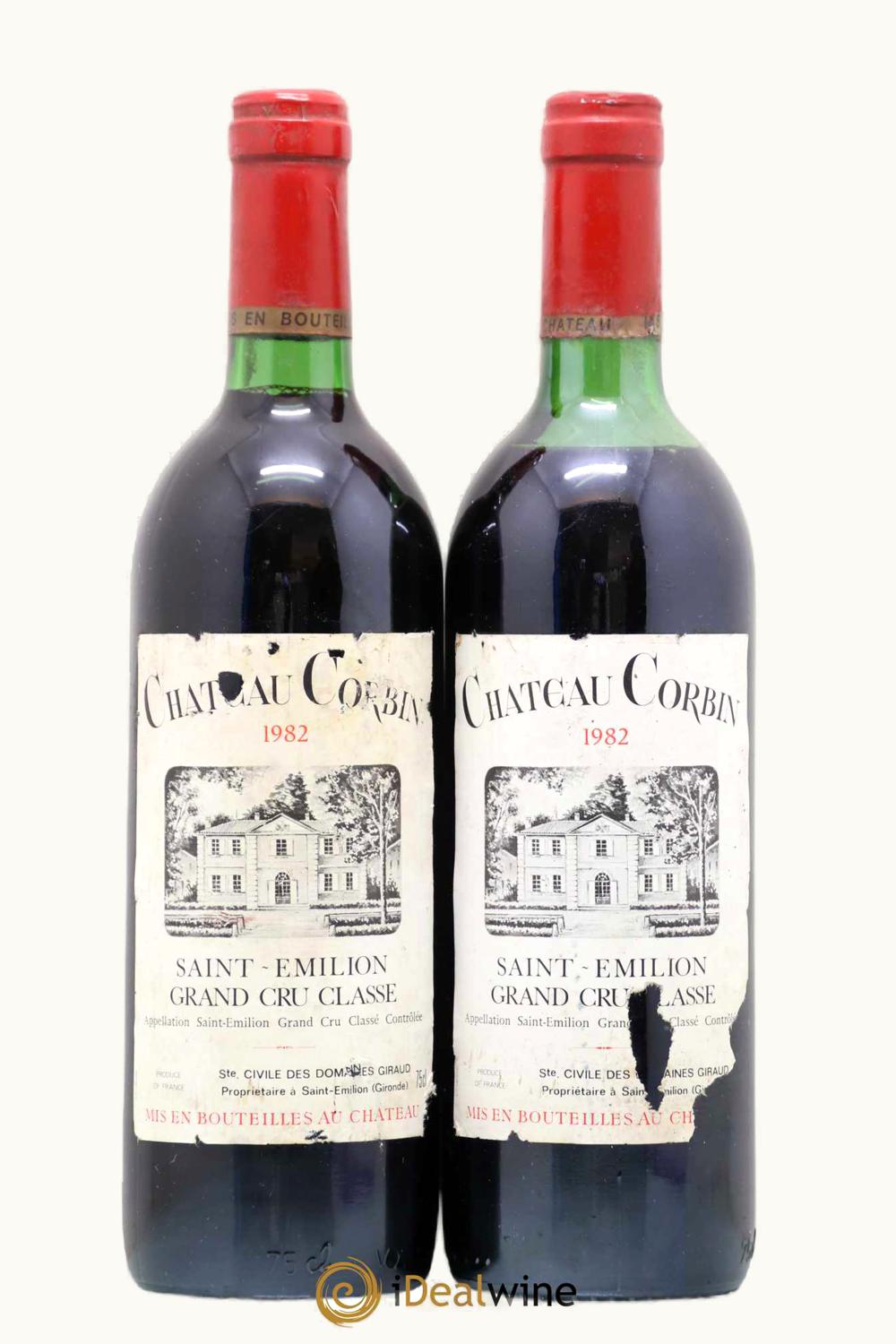 Château Corbin Corbin St-Emilion Grand Cru Bordeaux, 1982
