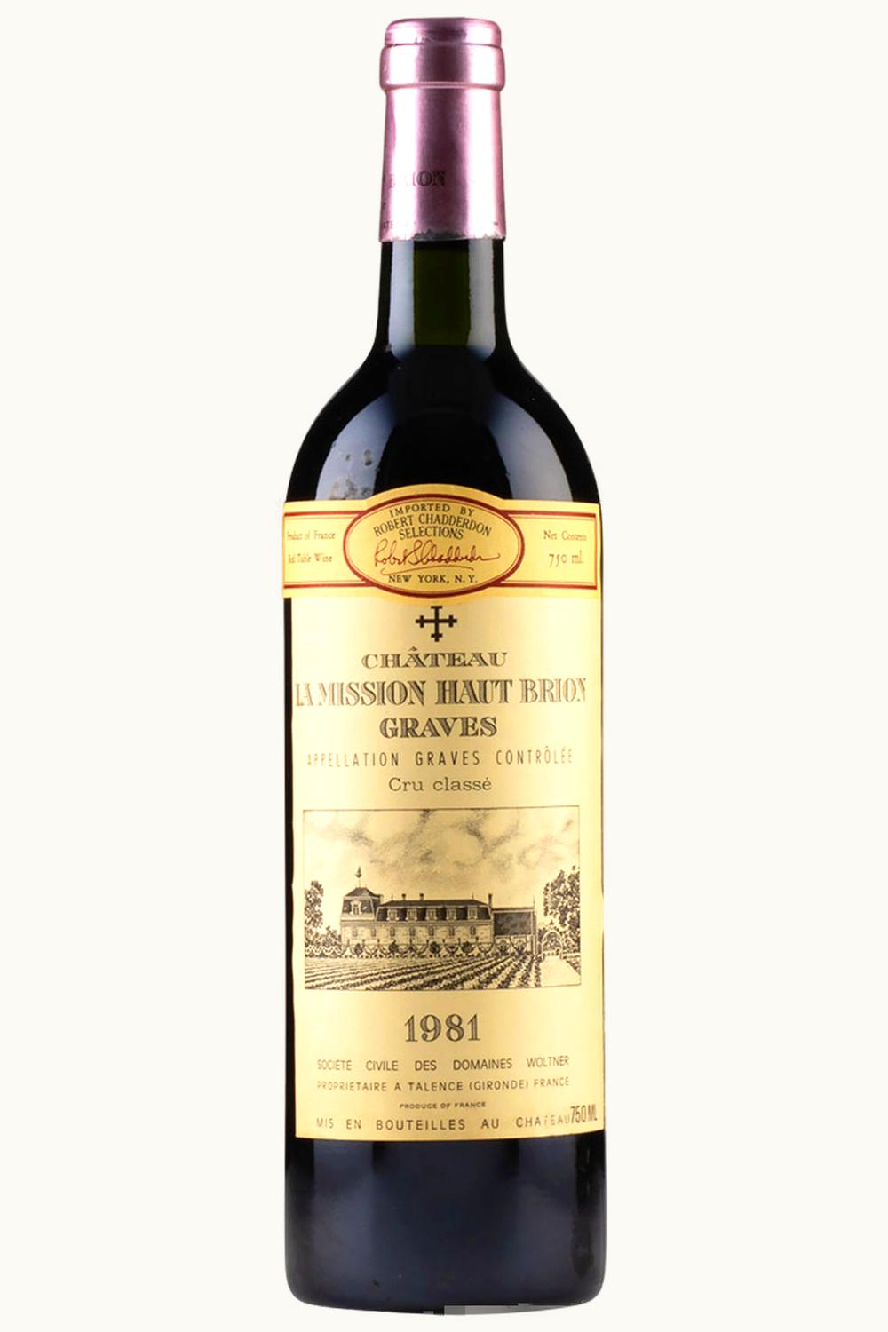 Château La Mission Haut-Brion Château La Mission Haut-Brion Pessac-Leognan Bordeaux, 1981 UZ0642979