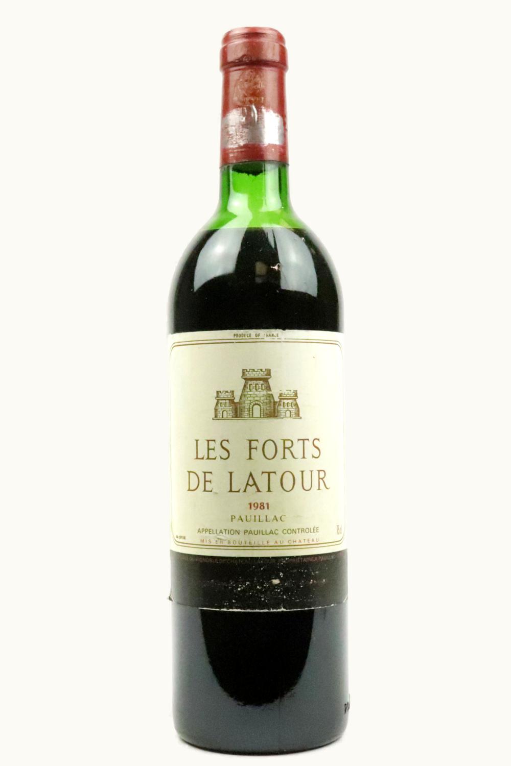 Château Latour Château Latour Medoc Bordeaux, 1981