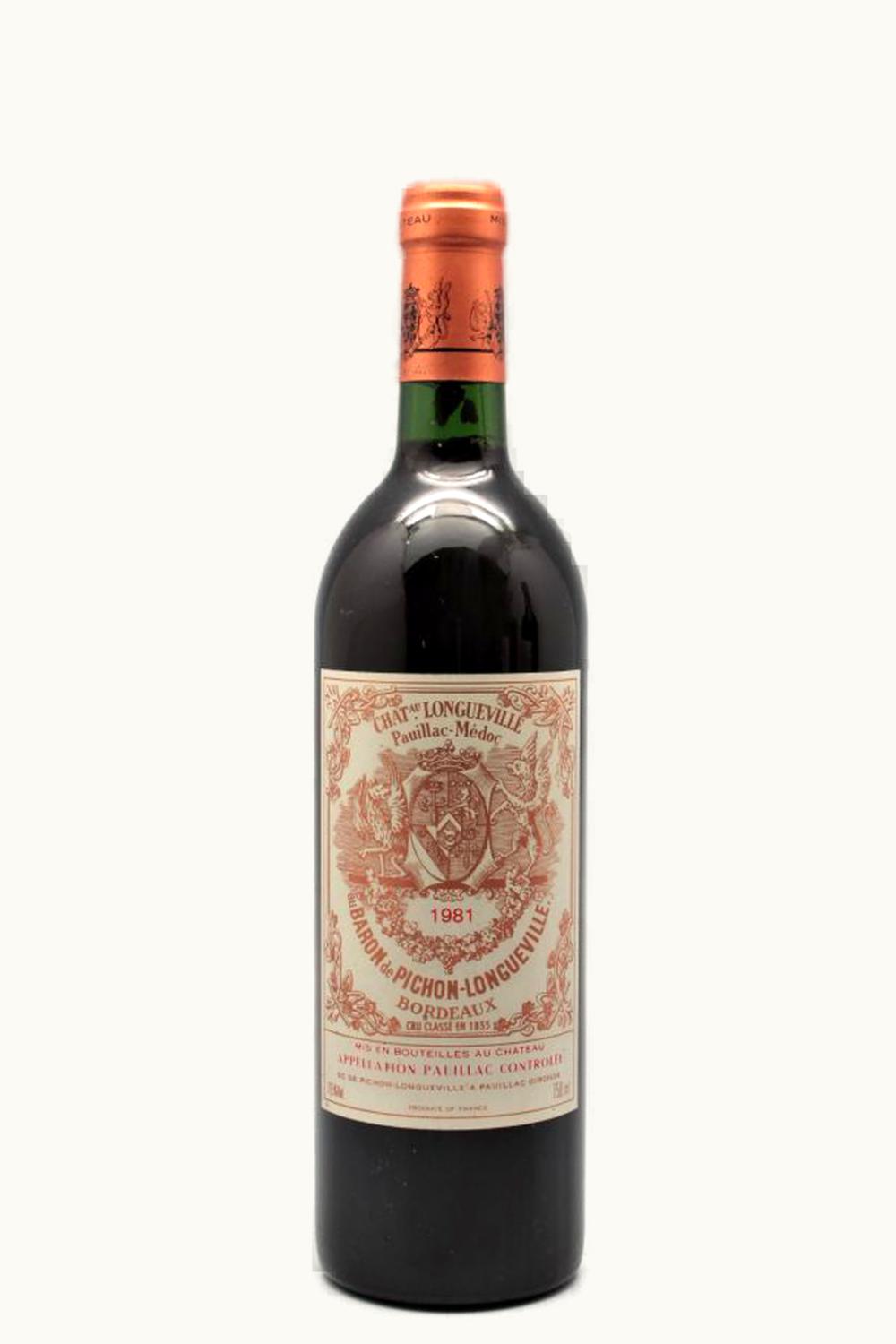 Château Pichon Longueville Baron Château Pichon Longueville Baron Medoc Bordeaux, 1981