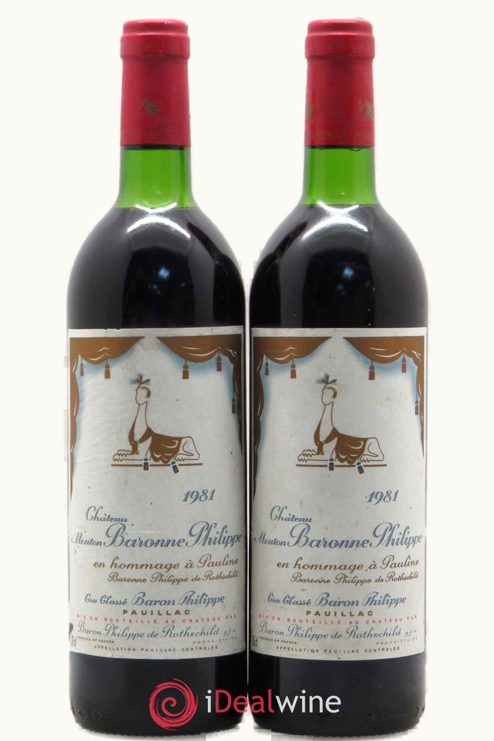 Château d'Armailhac Château d'Armailhac Pauillac Medoc Bordeaux, 1981