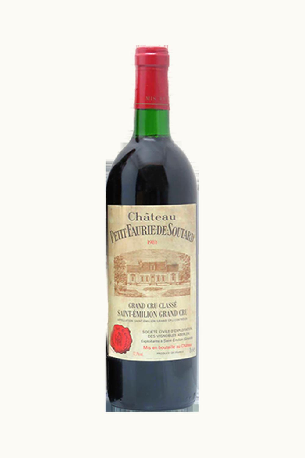 Château Petit Faurie de Soutard Château Petit Faurie de Soutard St-Emilion Grand Cru Bordeaux, 1981