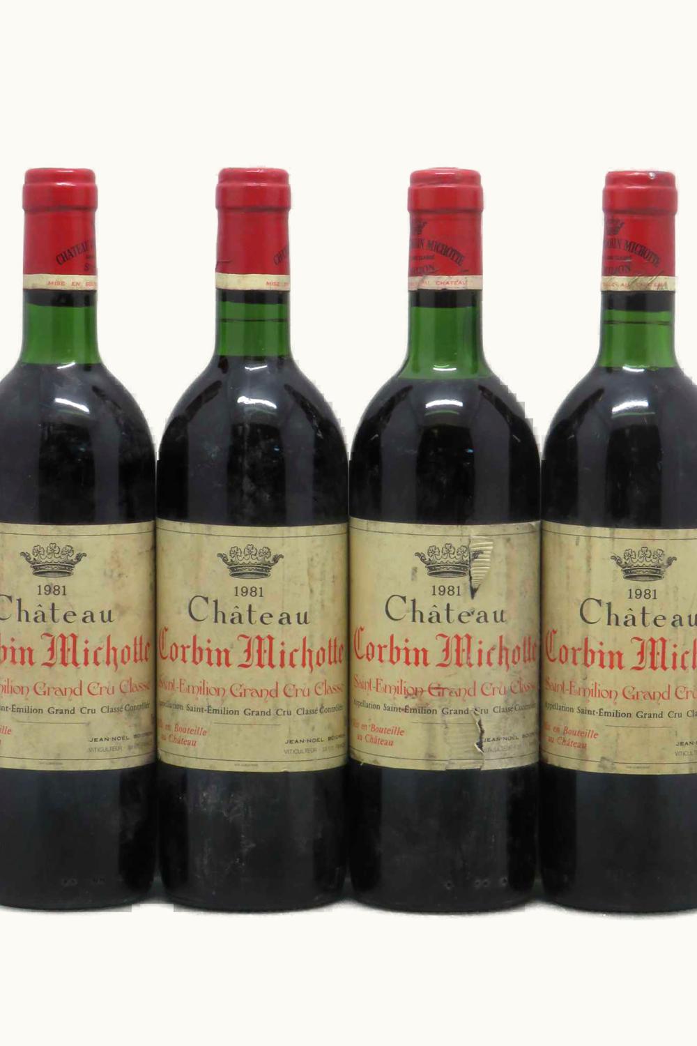 Corbin Michotte Corbin Michotte St-Emilion Grand Cru Bordeaux, 1981