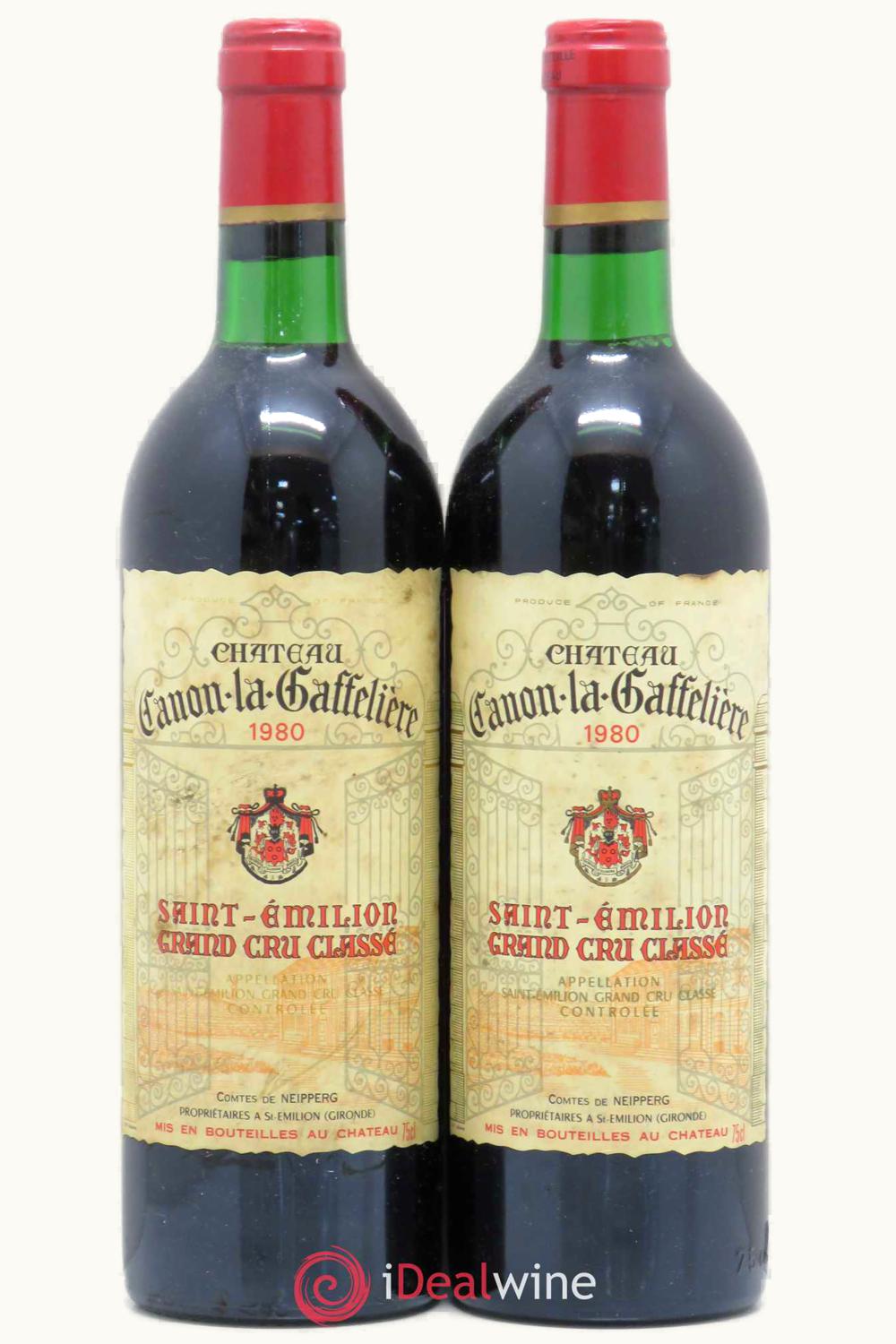 Château Canon-la-Gaffelière Château Canon-la-Gaffelière St-Emilion Grand Cru Bordeaux, 1980