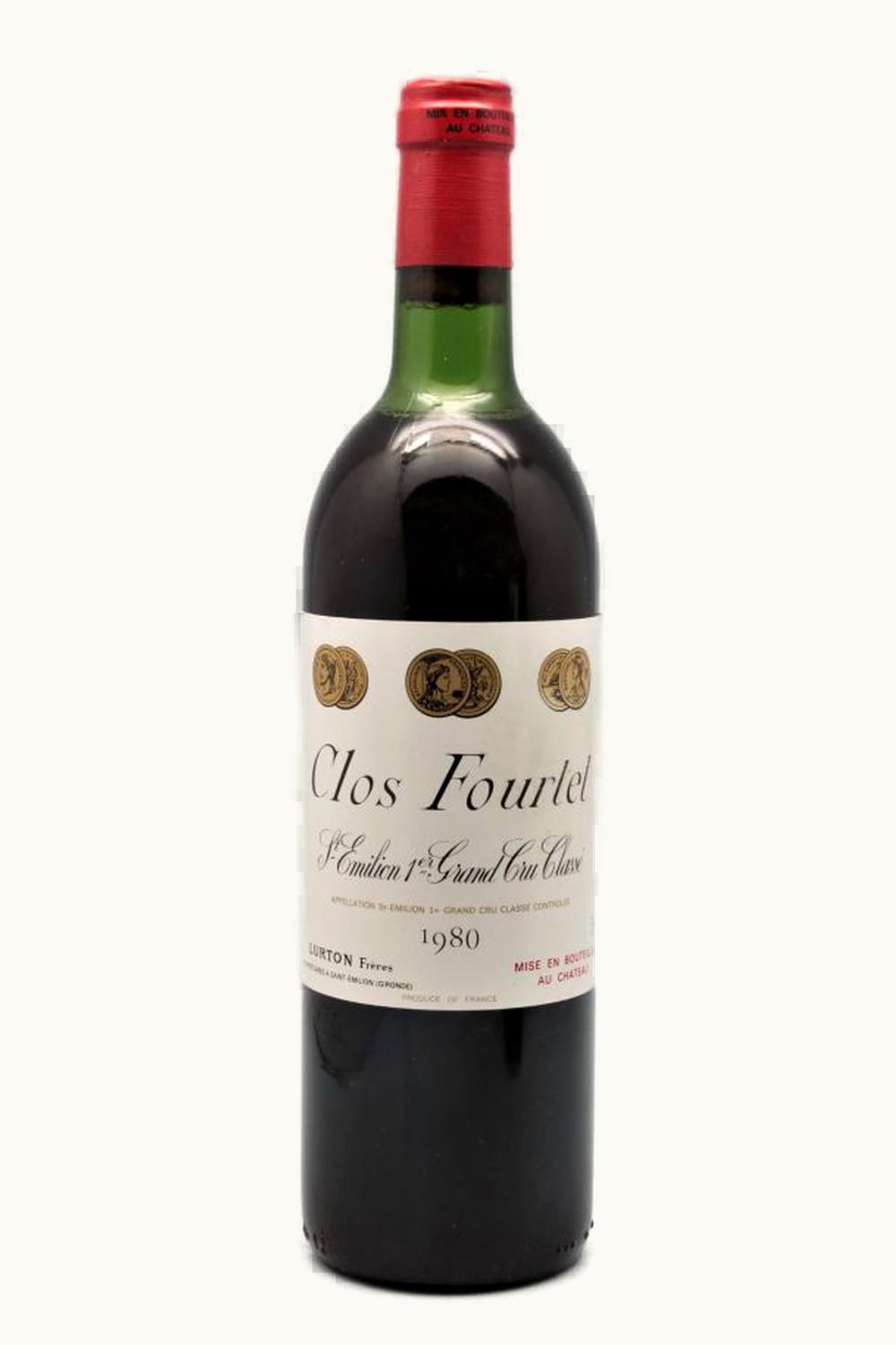 Château Clos Fourtet Clos Fourtet St-Emilion Grand Cru Bordeaux, 1980