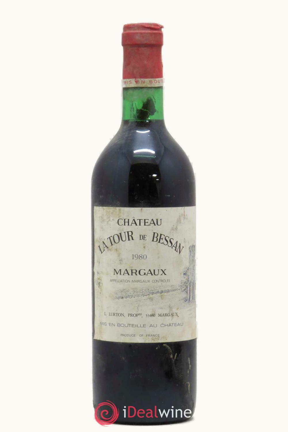 La Tour de Bessan La Tour de Bessan Margaux Medoc Bordeaux, 1980