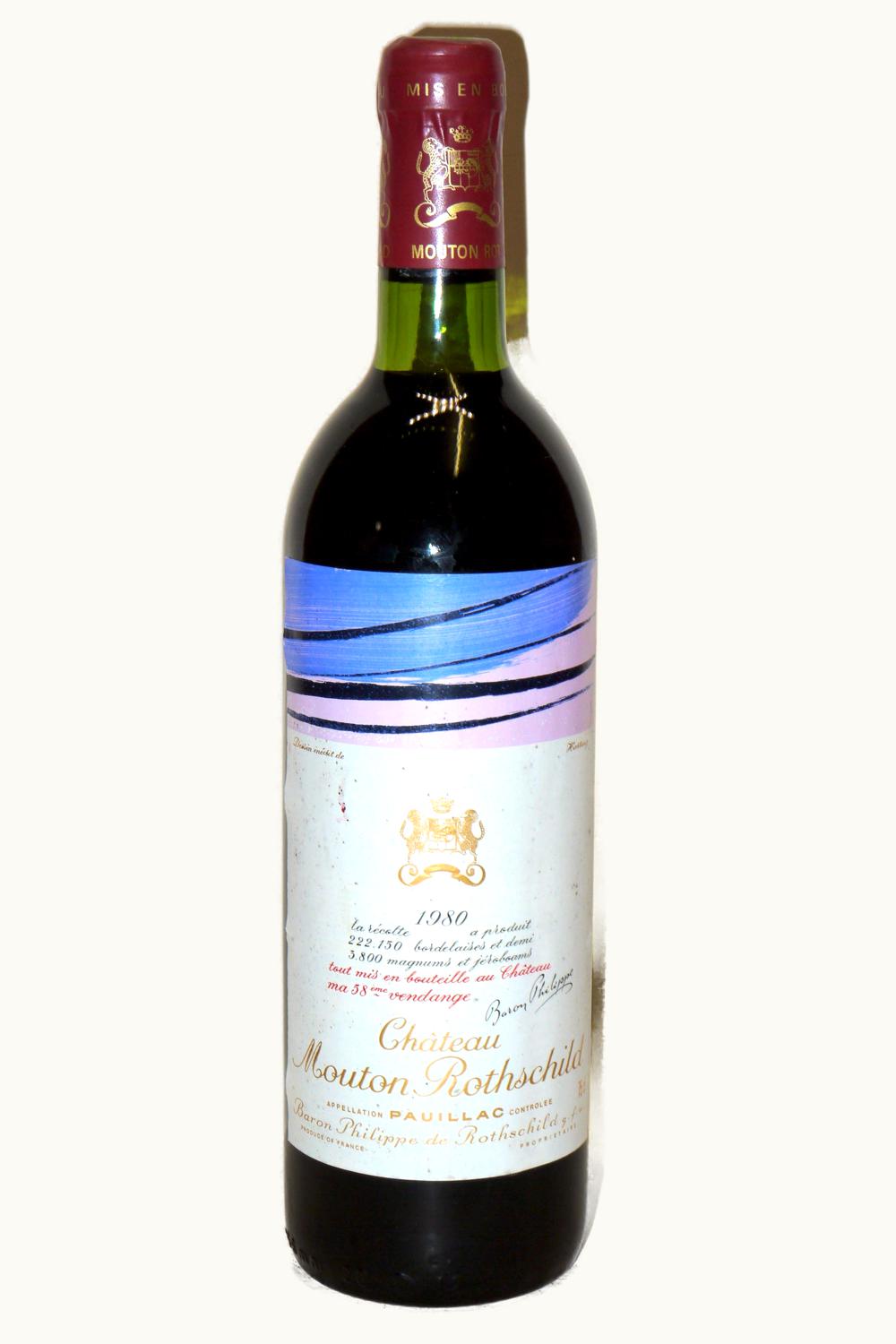 Château Mouton Rothschild Château Mouton Rothschild Vertical Collection Pauillac Medoc Bordeaux, 1980