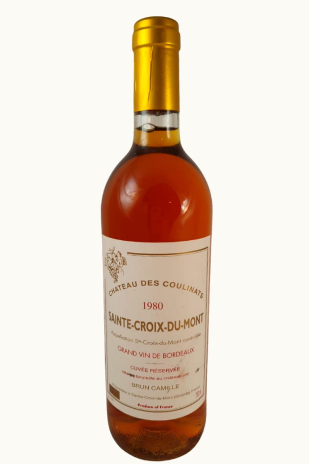 De Coulinats Cuvee Rsrv De Coulinats Cuvee Rsrv St-Croix du Mont Bordeaux, 1980