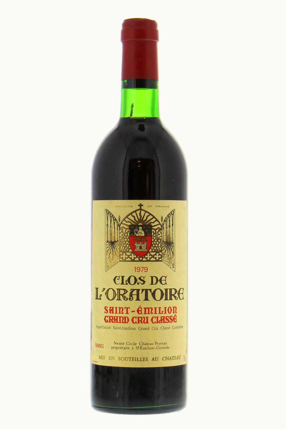 Clos de l'Oratoire Clos de l'Oratoire St-Emilion Grand Cru Bordeaux, 1979