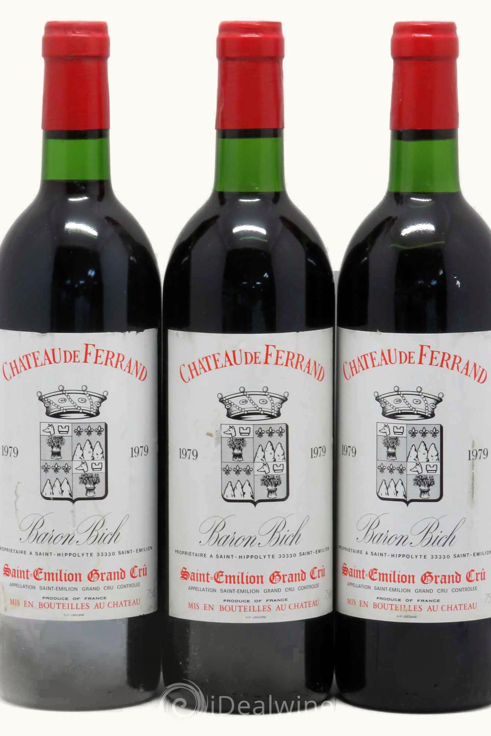 Château de Ferrand Château de Ferrand St-Emilion Grand Cru Bordeaux, 1979