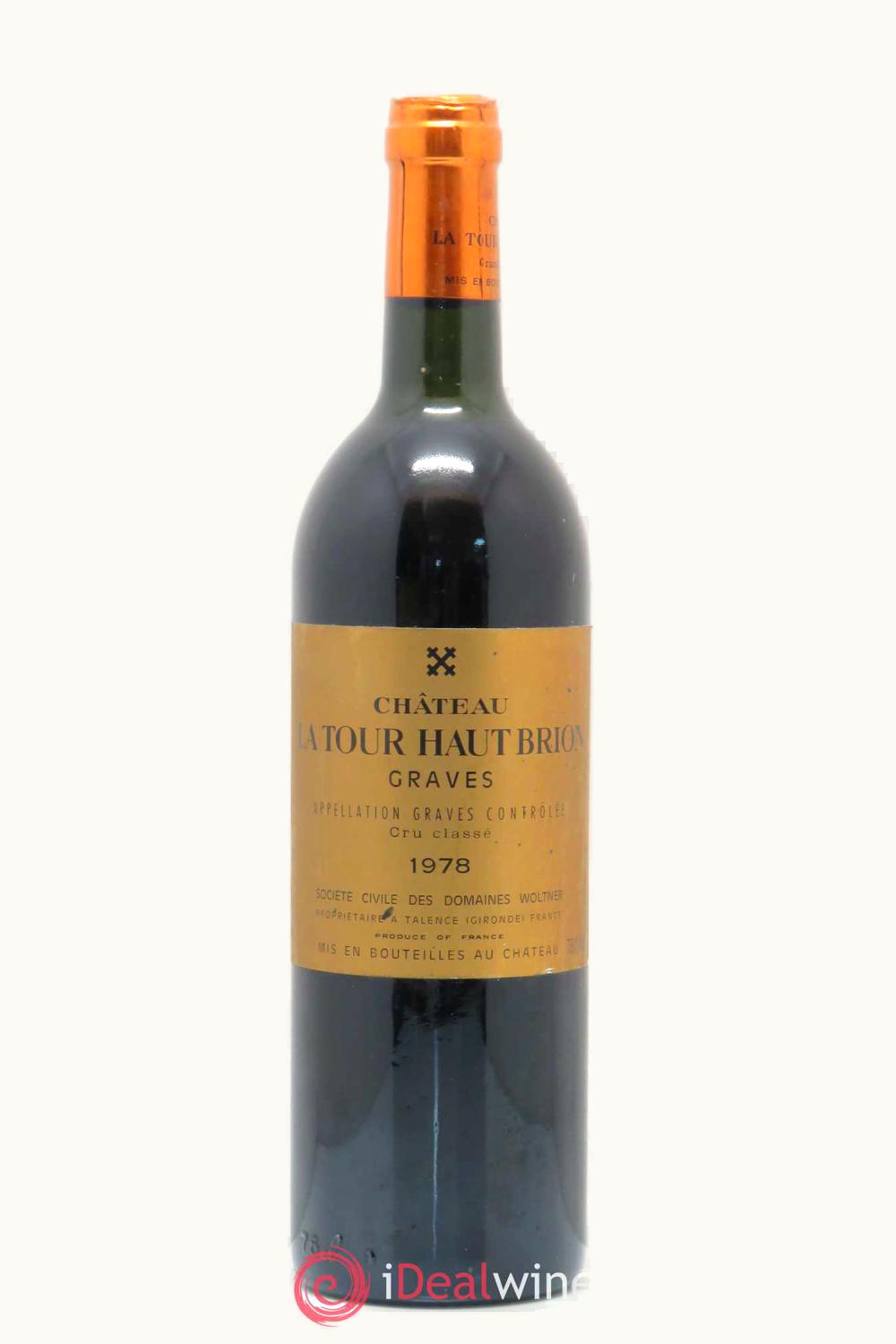 La Tour Haut-Brion La Tour Haut Brion Pessac Leognan Bordeaux, 1978