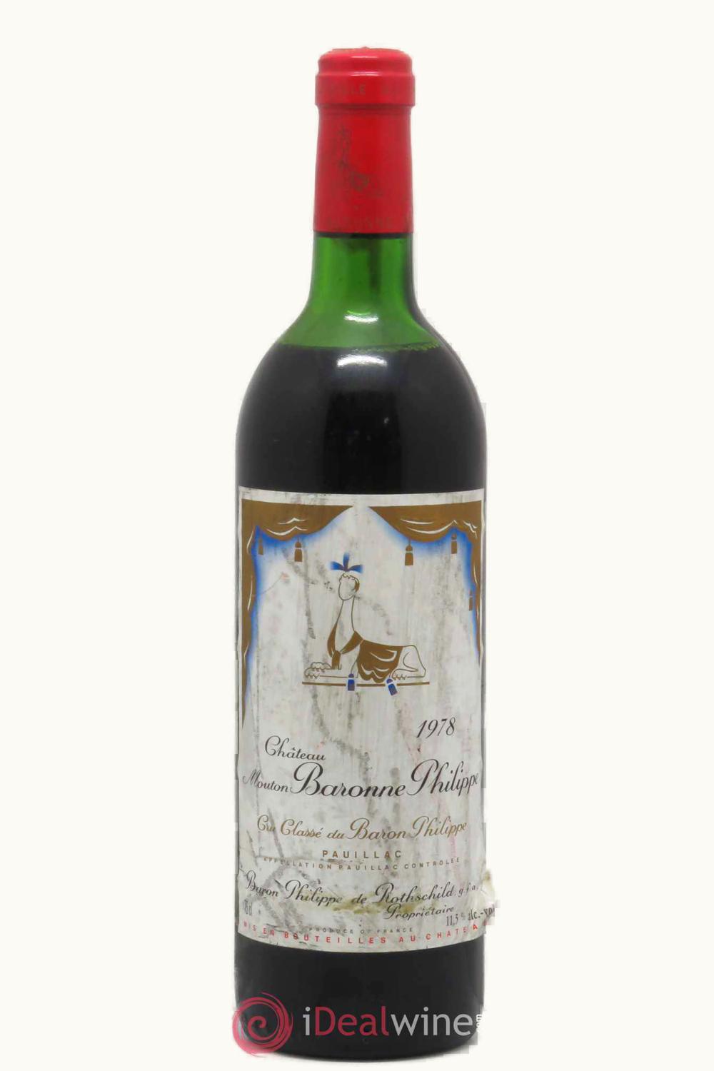 Château d'Armailhac Château d'Armailhac Pauillac Medoc Bordeaux, 1978