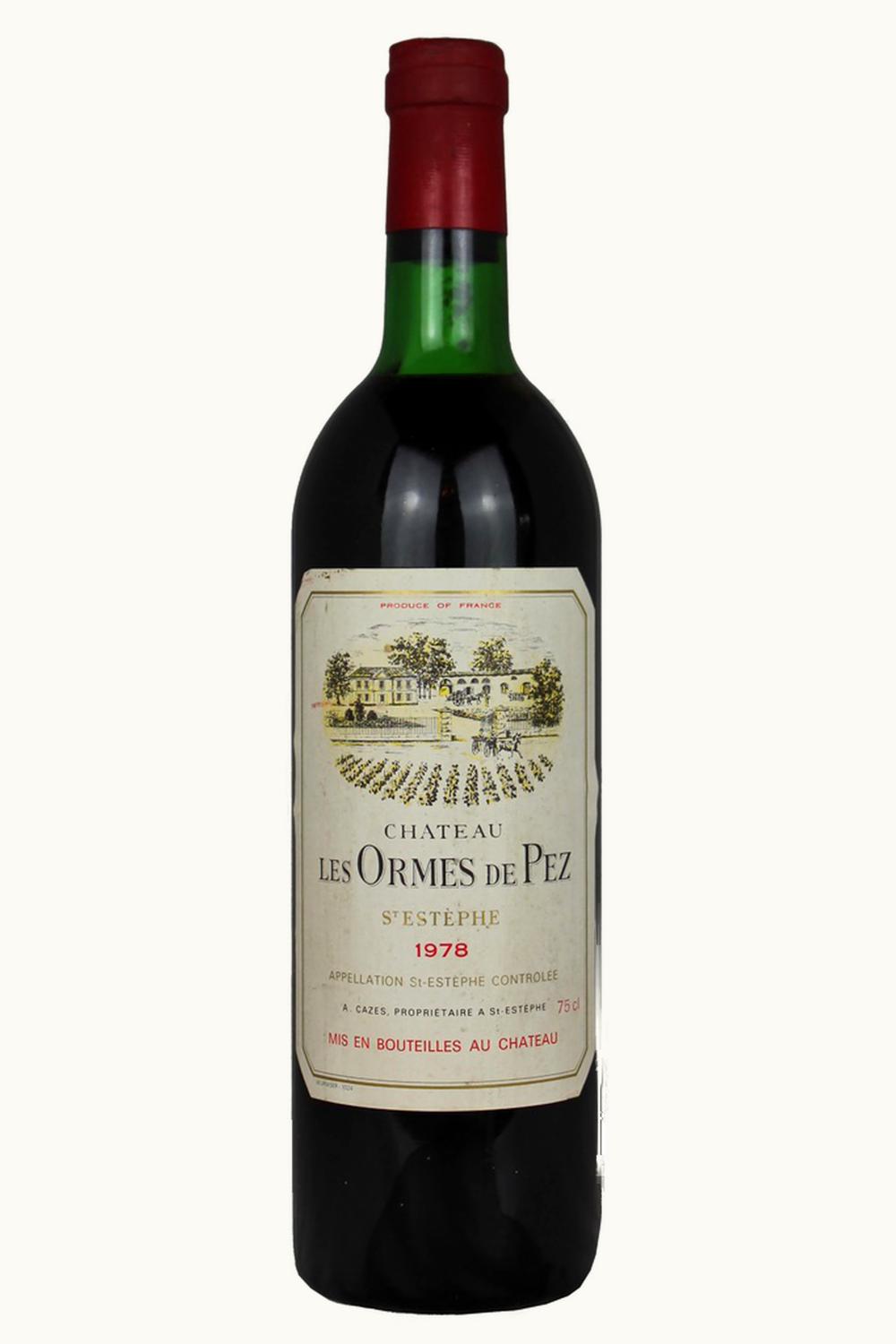 Les Ormes de Pez Les Ormes de Pez St-Estephe Medoc Bordeaux, 1978