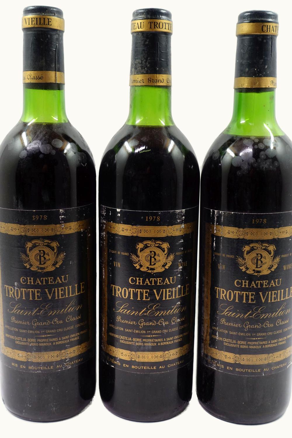 Trotte Vieilles Trotte Vieilles St-Emilion Grand Cru Bordeaux, 1978