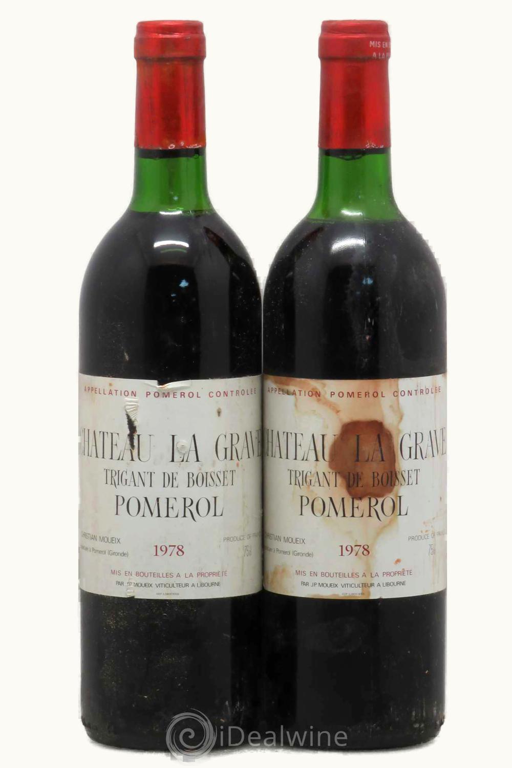 La Grave à Trigant de Boisset La Grave à Trigant de Boisset Pomerol Bordeaux, 1978