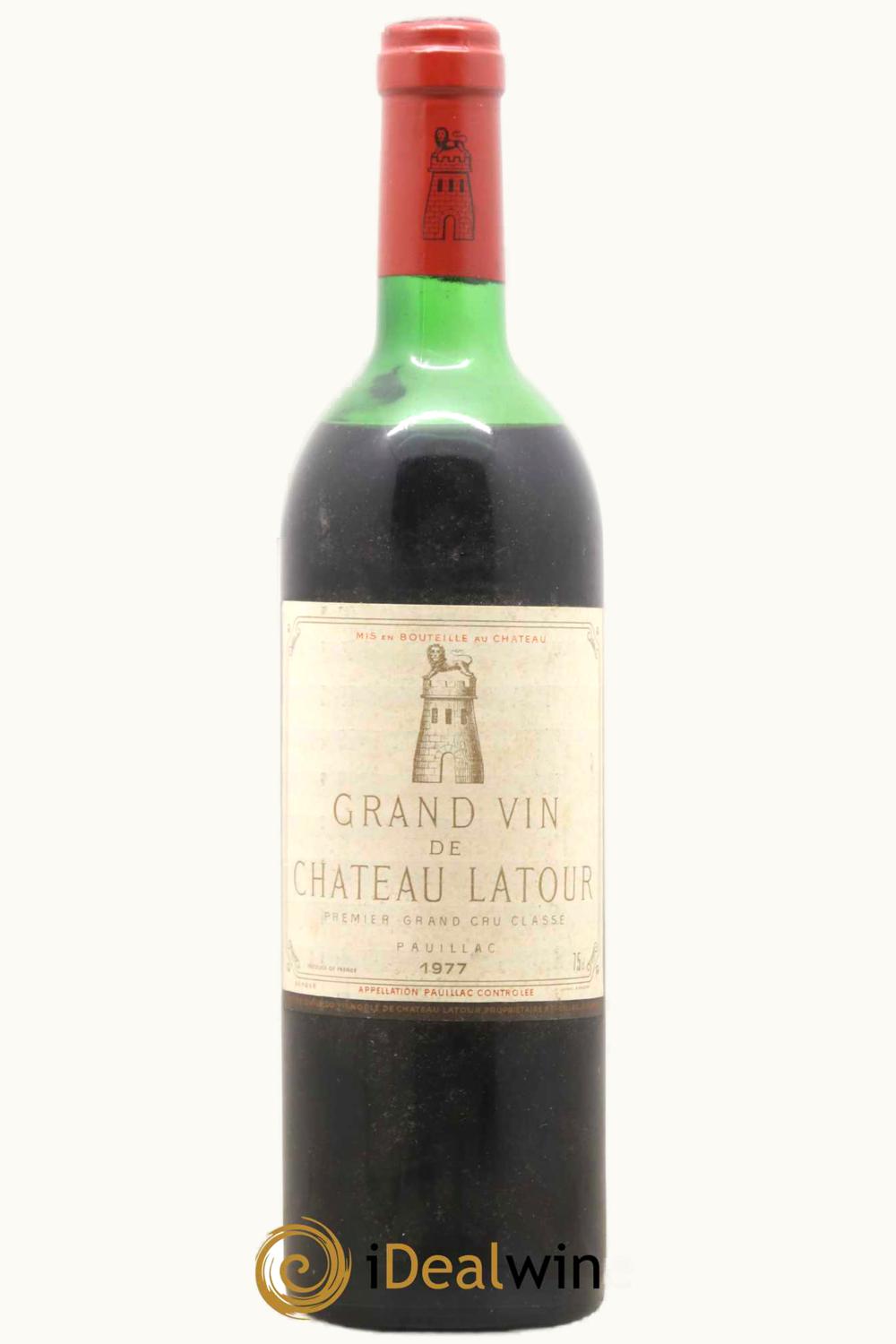 Château Latour Château Latour Pauillac Medoc Bordeaux, 1977
