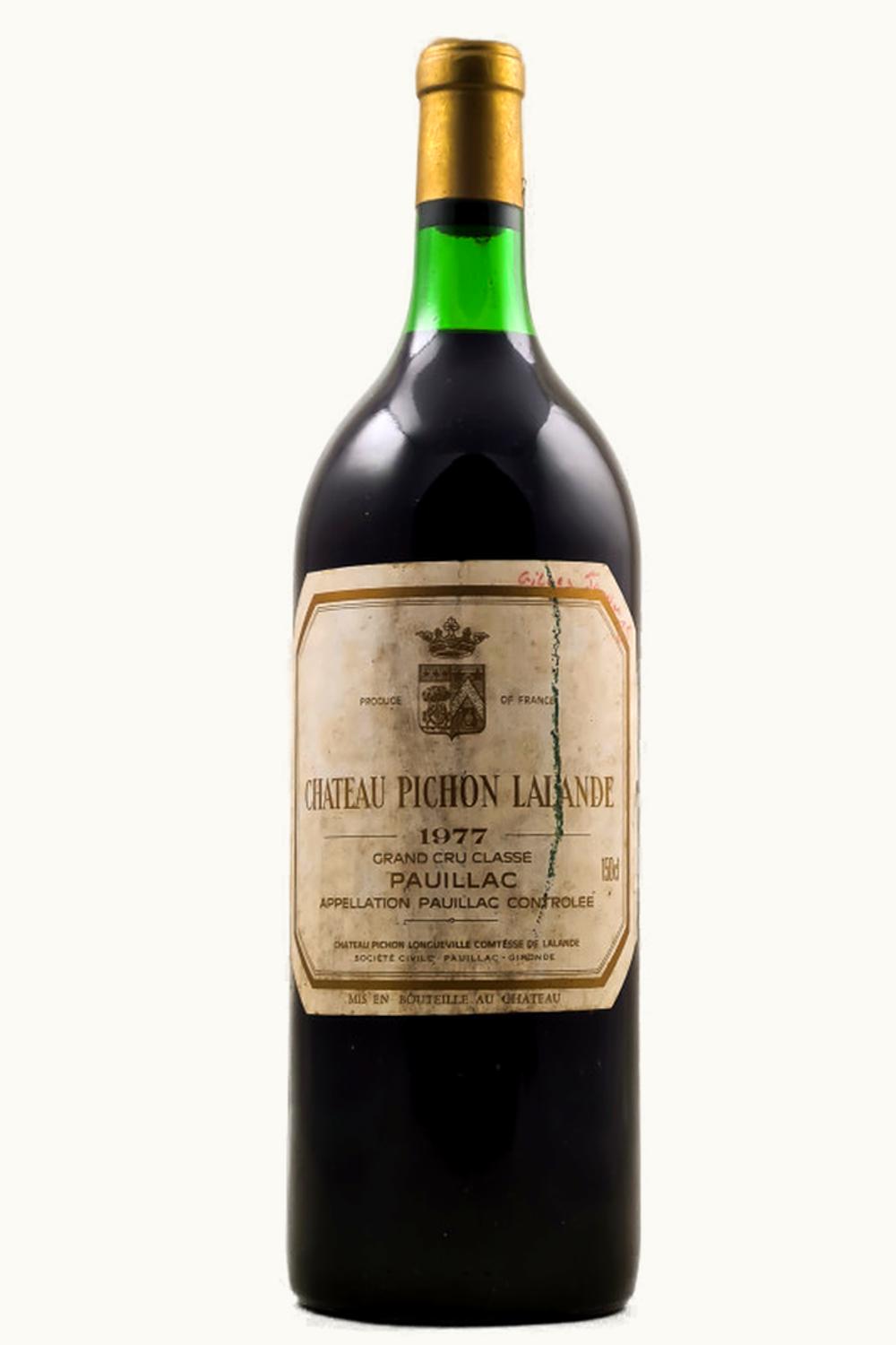 Château Pichon Longueville Comtesse de Lalande Pauillac Medoc Bordeaux, 1977