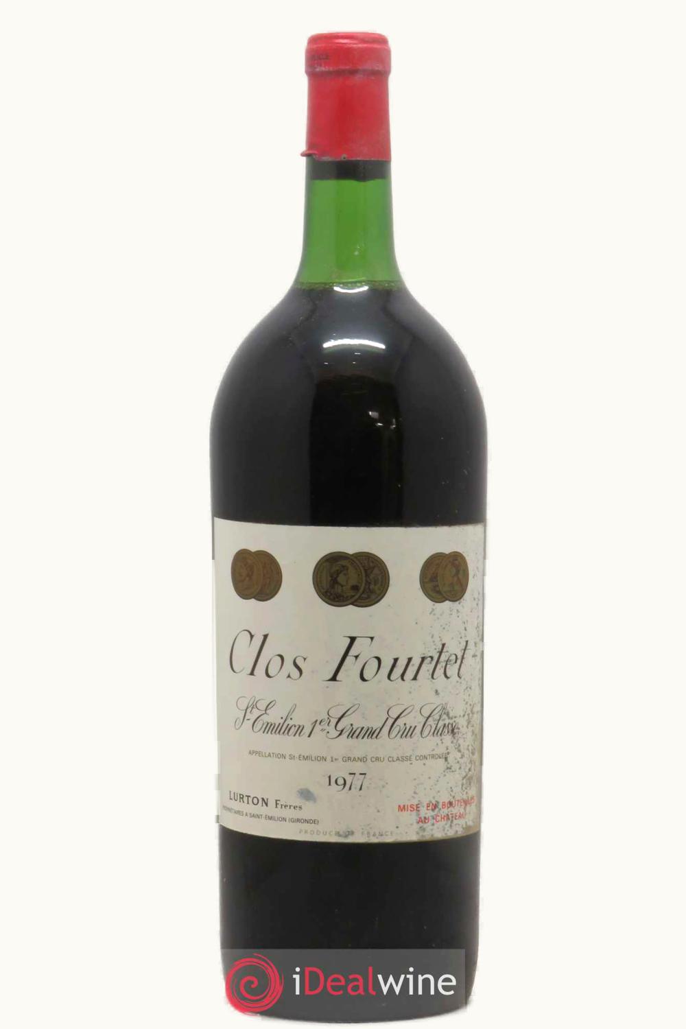 Château Clos Fourtet Clos Fourtet St Emilion Grand Cru Bordeaux, 1977