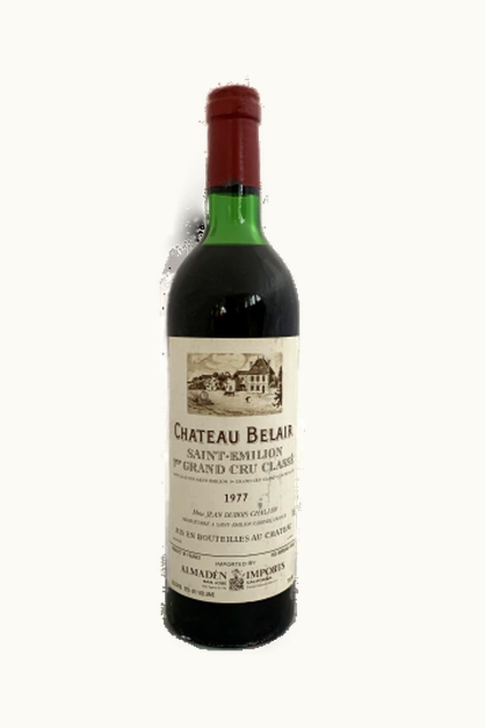Château Bélair-Monange Château Bélair-Monange St Emilion Grand Cru Bordeaux, 1977