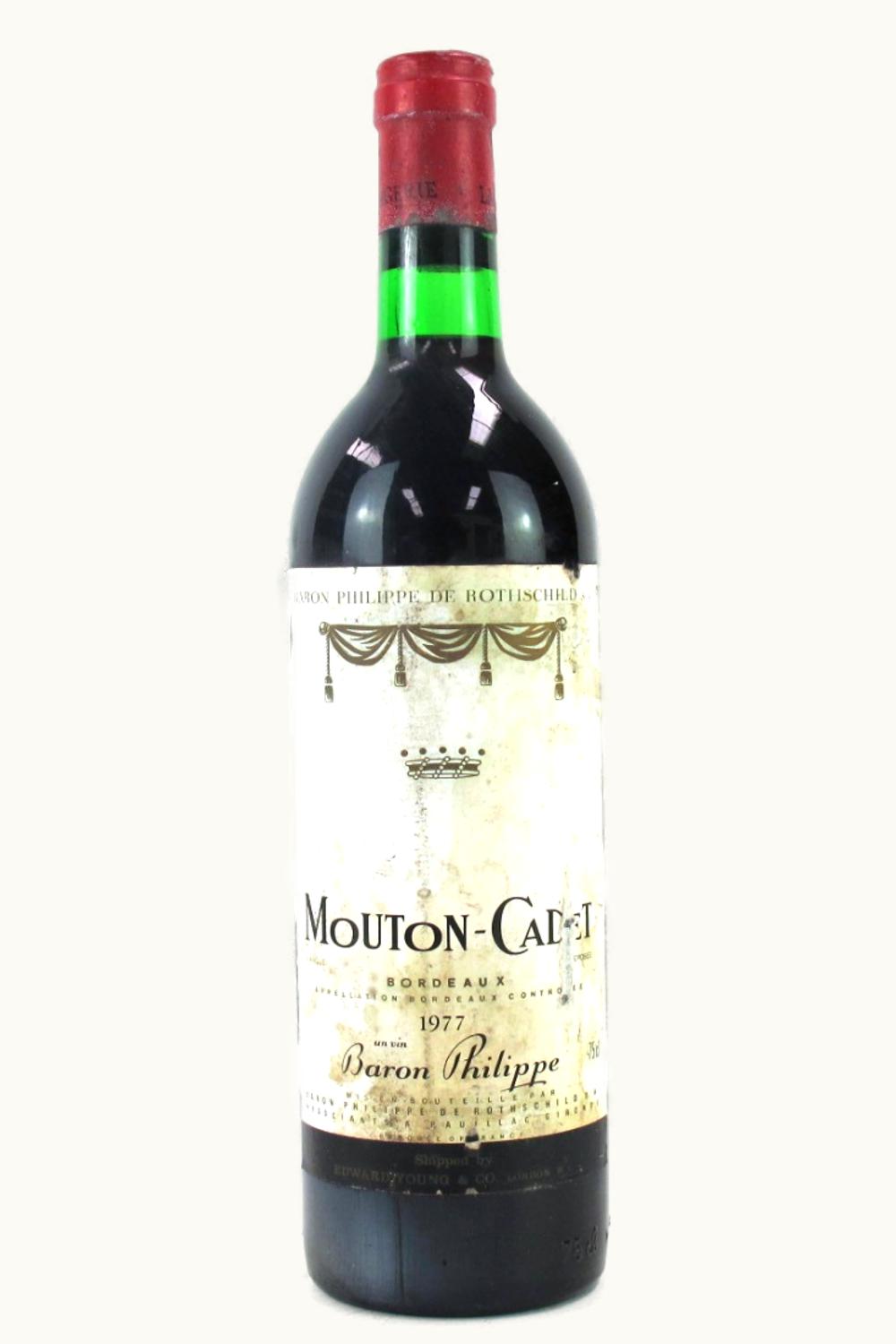 Baron Philippe de Rothschild Baron Philippe de Rothschild Mouton Cadet Bordeaux, 1977