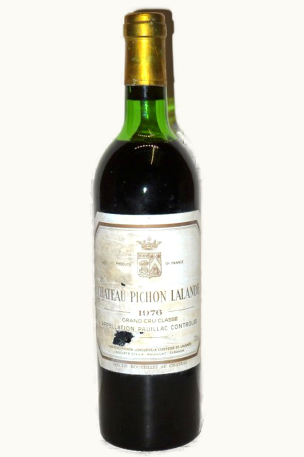 Château Pichon Longueville Comtesse de Lalande Pauillac Medoc Bordeaux, 1976