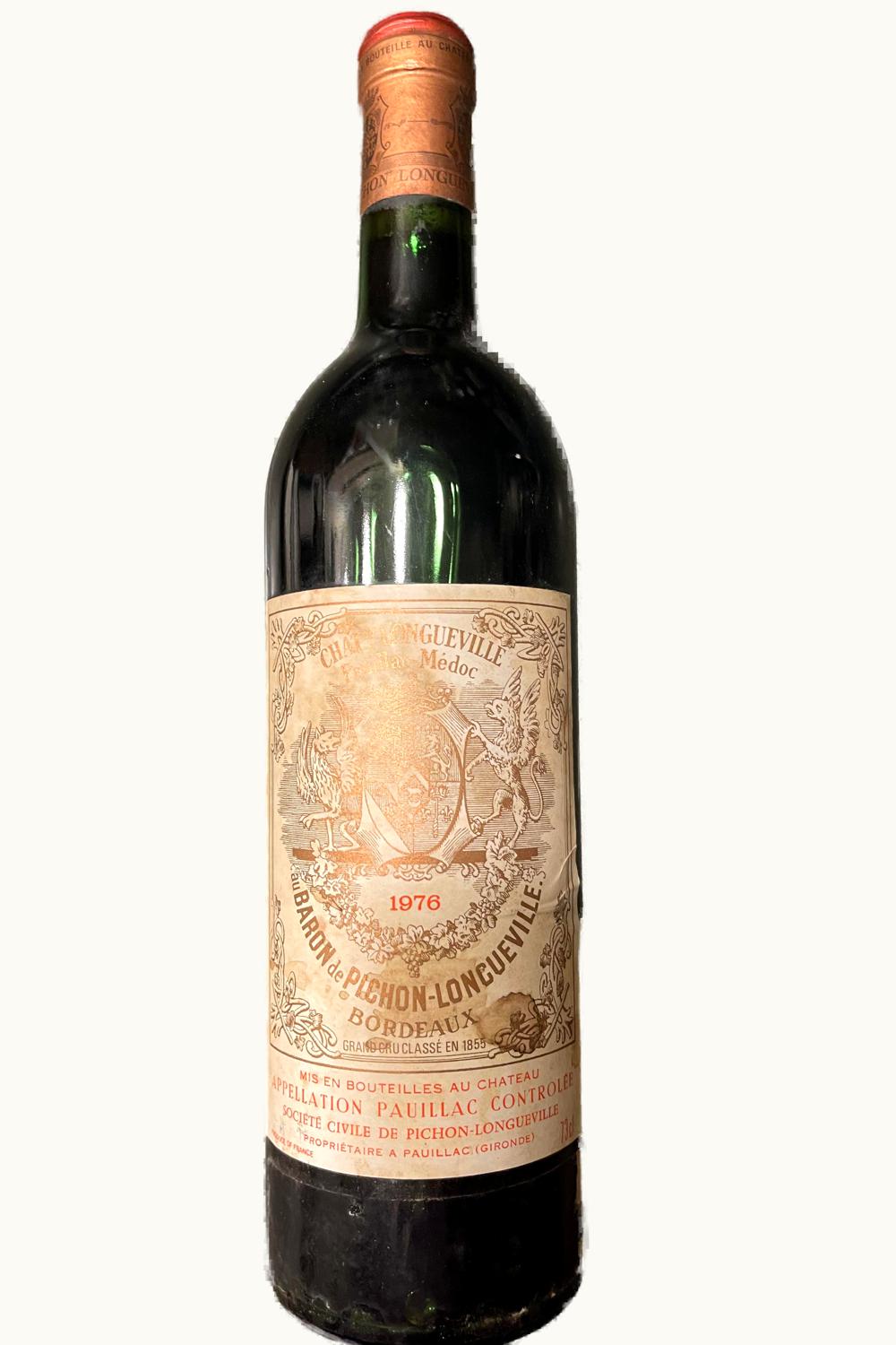 Château Pichon Longueville Baron Château Pichon Longueville Baron de Pauillac Medoc Bordeaux, 1976