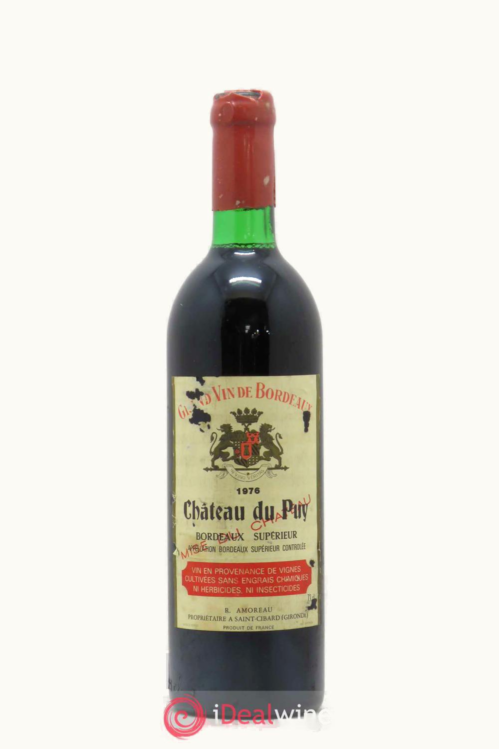 Château Le Puy Château Le Puy Cote de Bordeaux, 1976