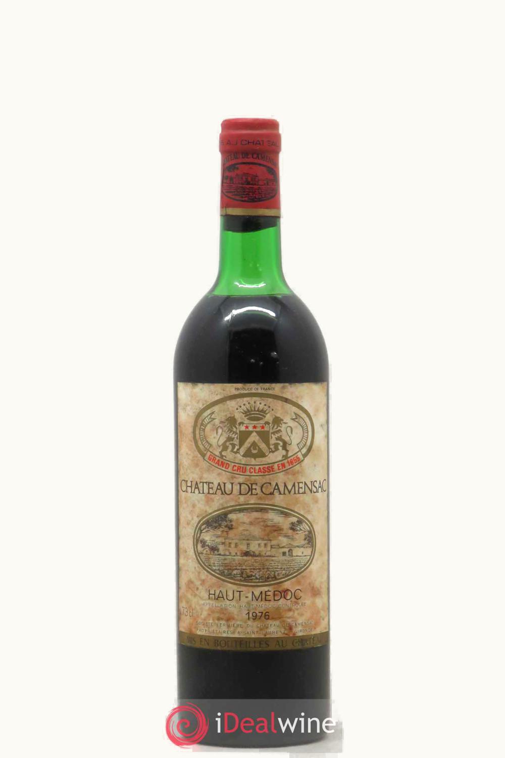 Château Camensac Château Camensac Haut Medoc Bordeaux, 1976