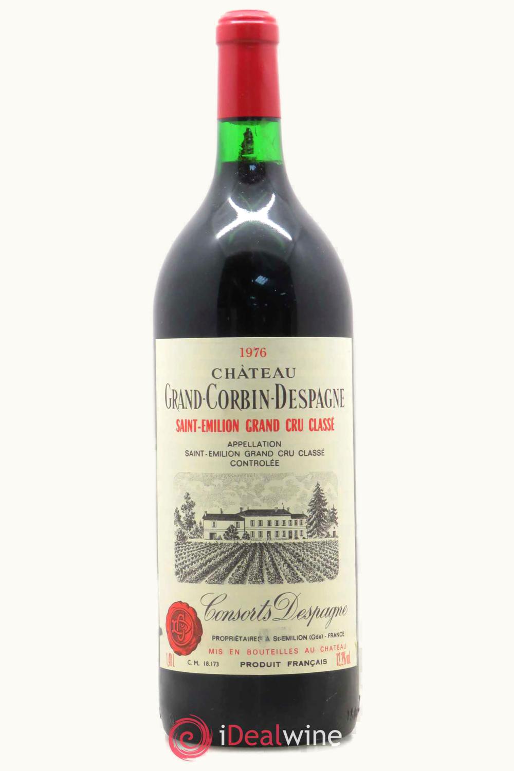 Chateau Grand Corbin-Despagne Chateau Grand Corbin-Despagne St Emilion Grand Cru Bordeaux, 1976