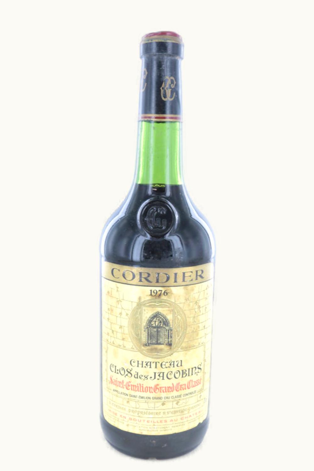 Clos de Jacobins Clos de Jacobins St Emilion Grand Cru Bordeaux, 1976