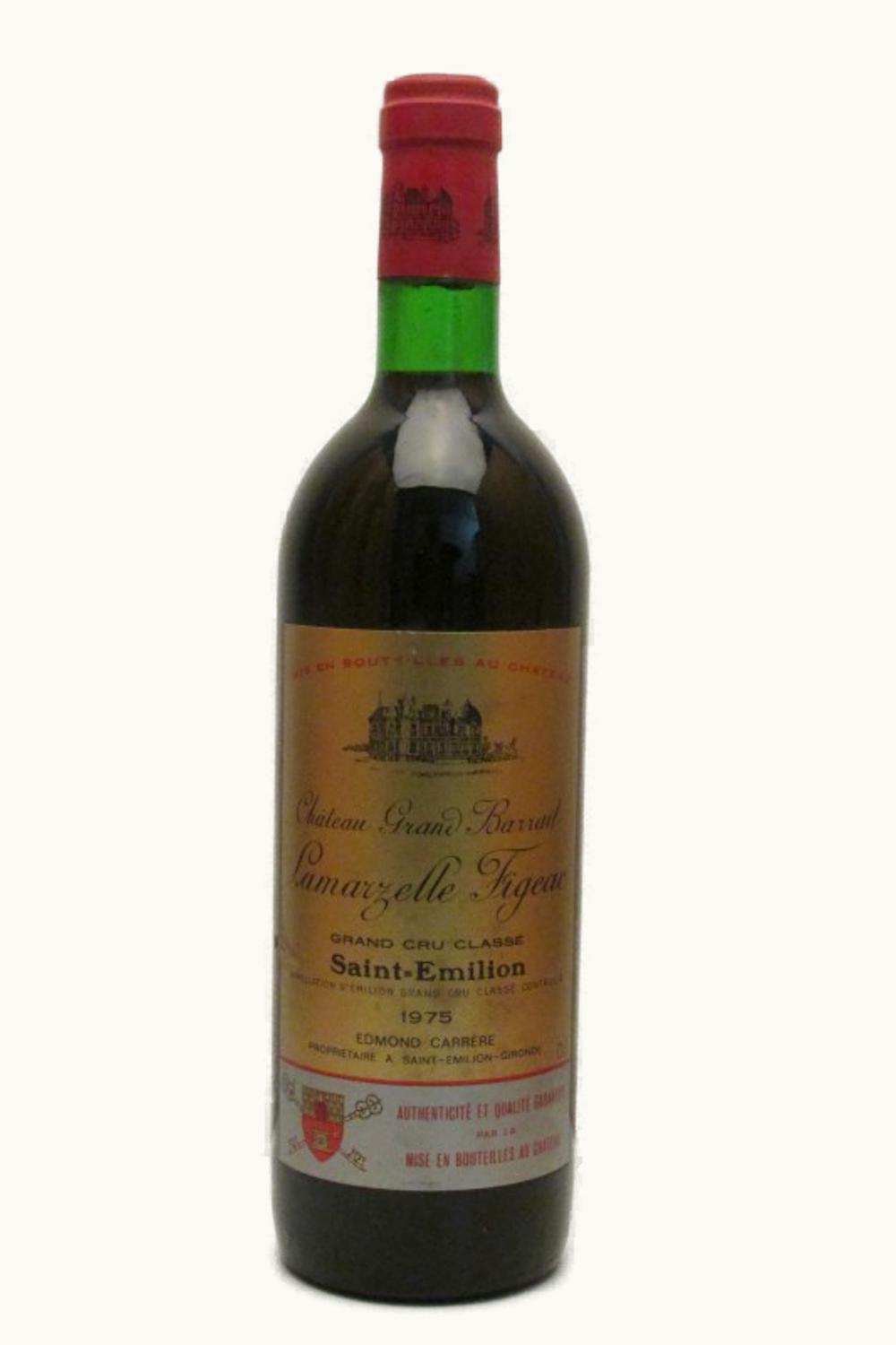Grand Barrail La Marzelle Grand Barrail La Marzelle St Emilion Bordeaux, 1975