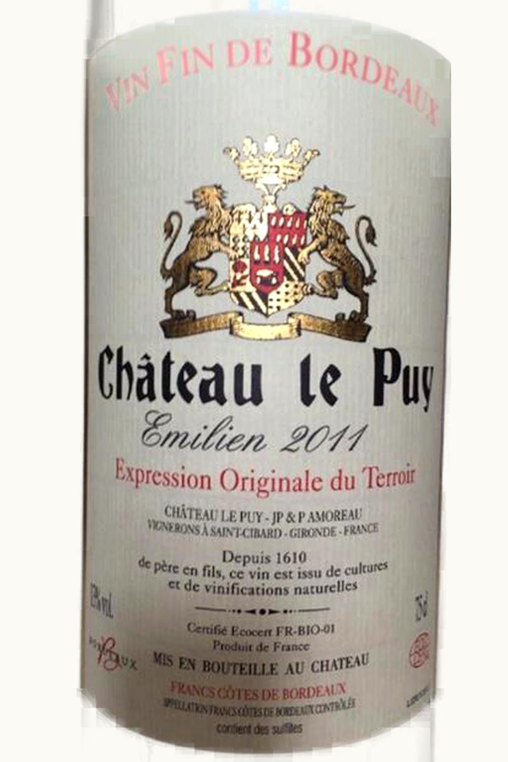 Château Le Puy Château Le Puy Cote De Bordeaux, 1975