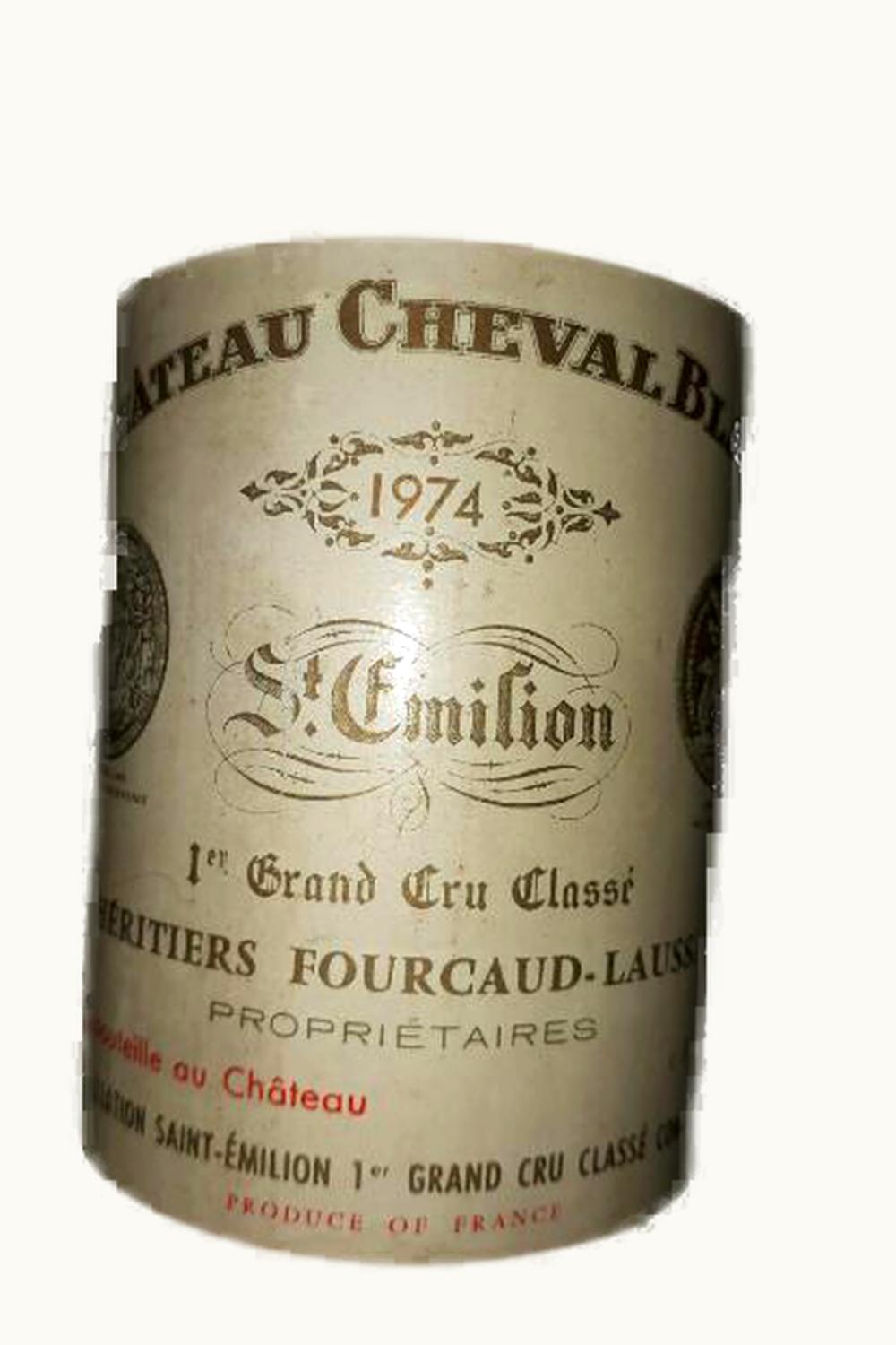 Château Cheval Blanc St Emilion Bordeaux, 1974