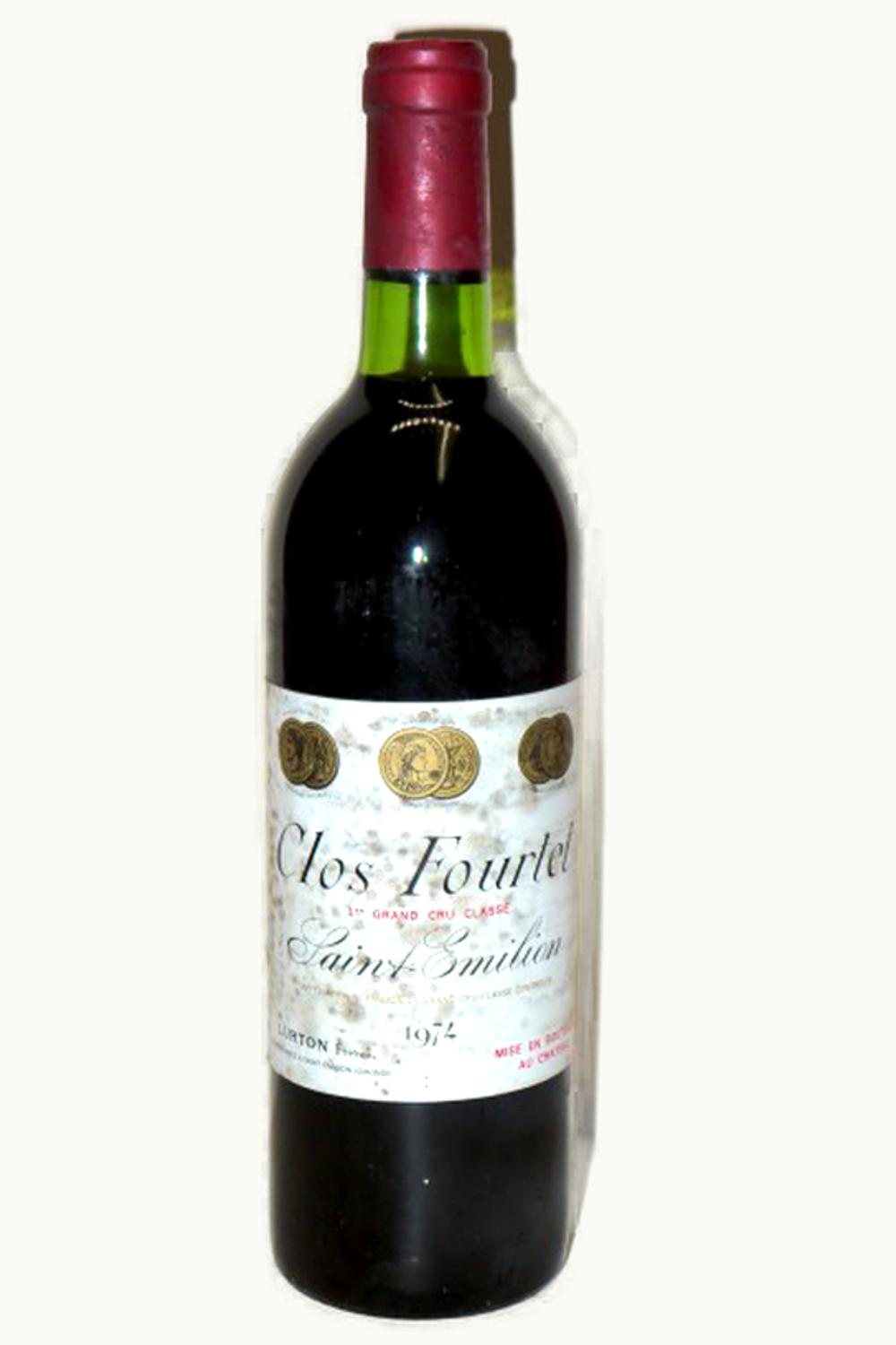 Château Clos Fourtet Clos Fourtet St Emilion Grand Cru Bordeaux, 1974