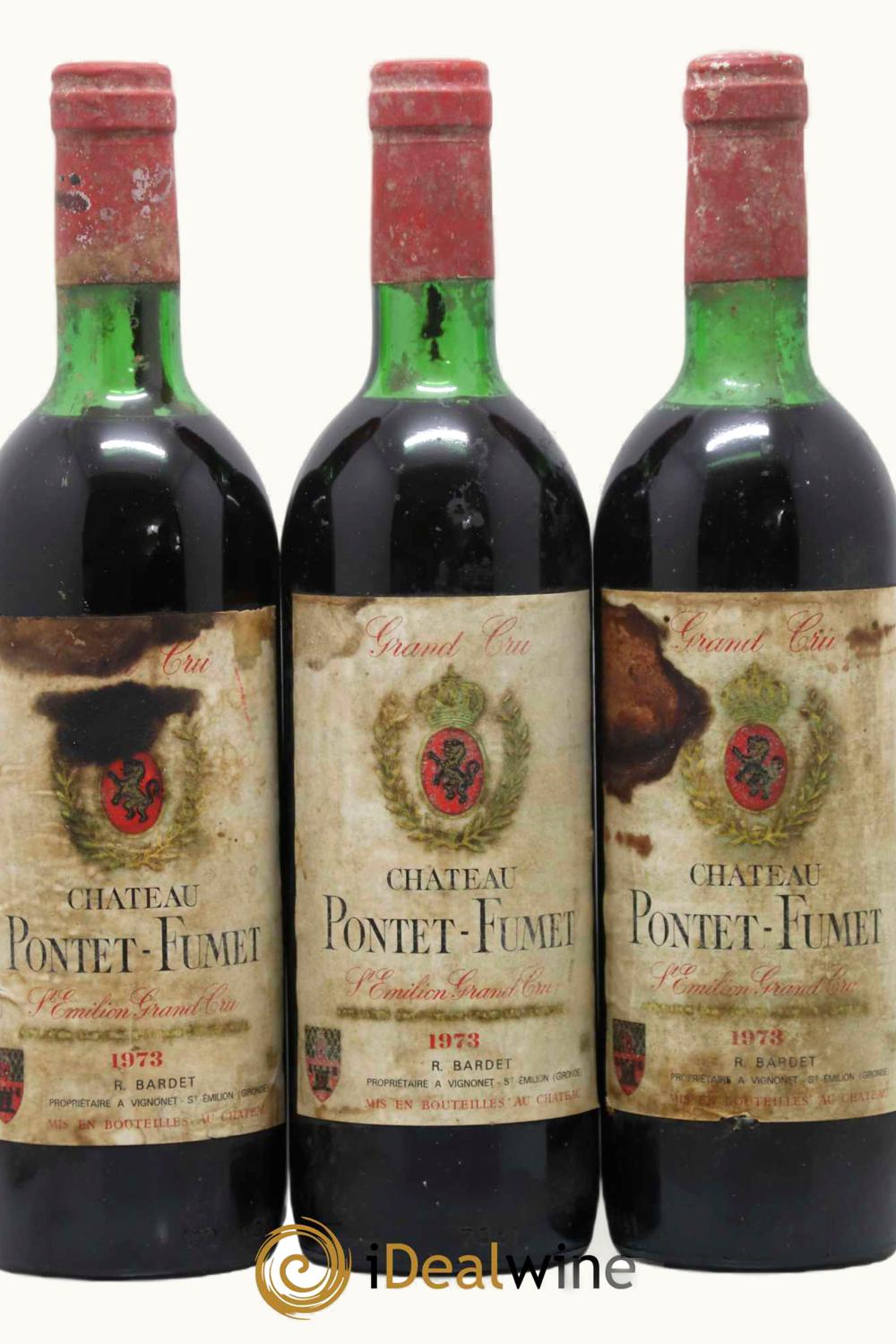 Pontet Fumet St Emilion Grand Cru Bordeaux, 1973