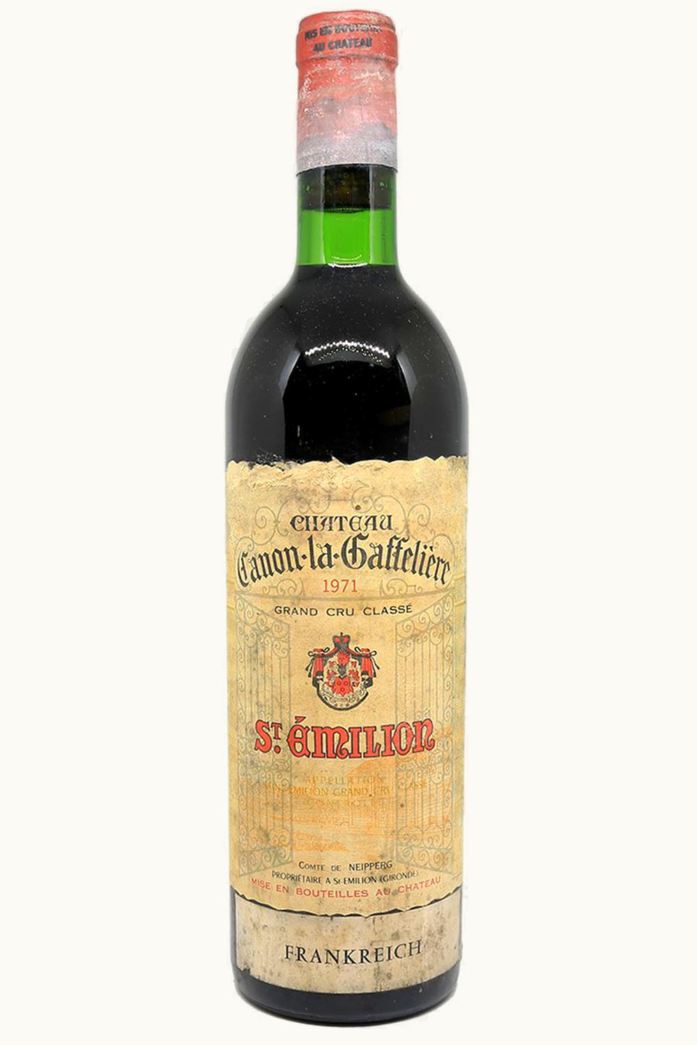 Château Canon-la-Gaffelière Château Canon-la-Gaffelière St Emilion Grand Cru Bordeaux, 1971