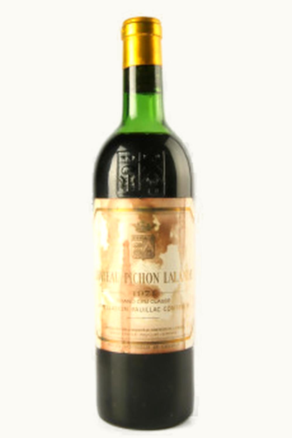 Château Pichon Longueville Comtesse de Lalande Pauillac Medoc Bordeaux, 1971