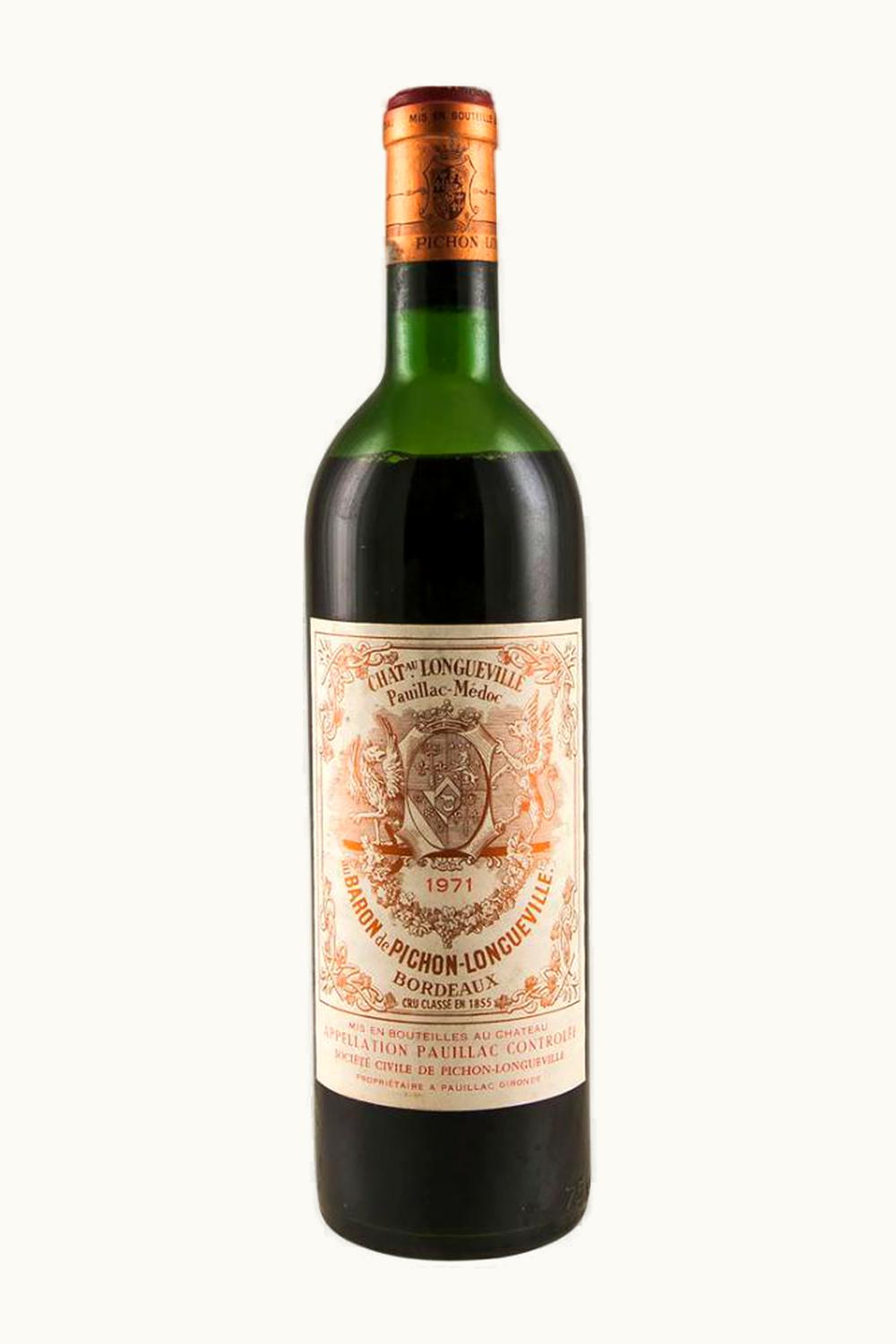 Château Pichon Longueville Baron Château Pichon Longueville Baron Pauillac Medoc Bordeaux, 1971