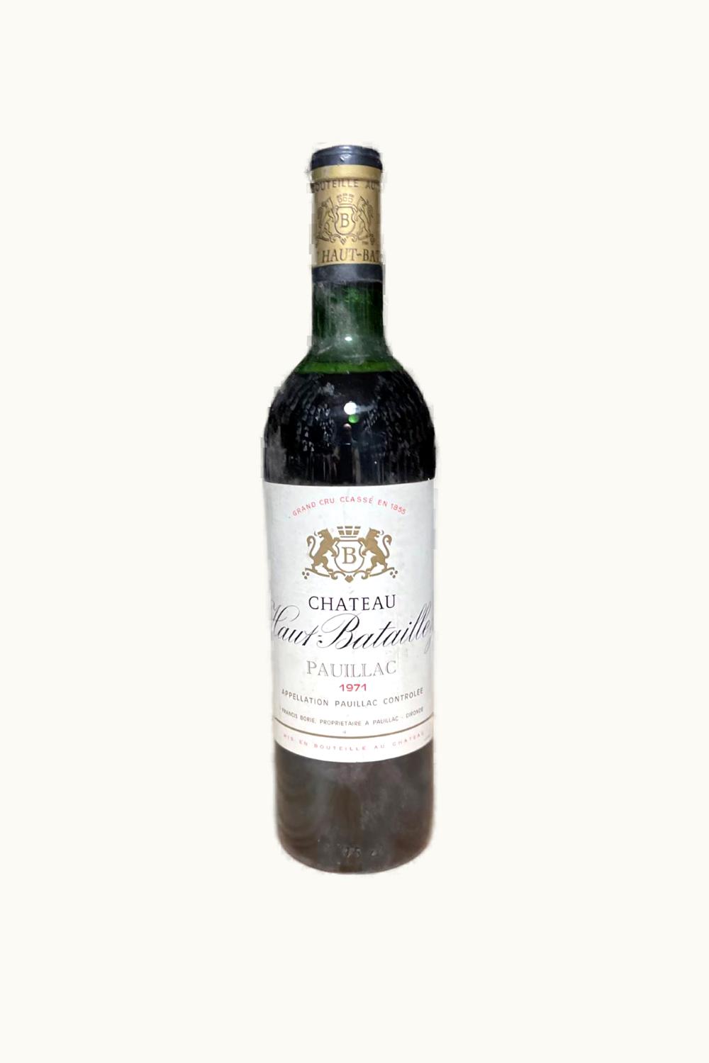 Haut Batailley Pauillac Medoc Bordeaux, 1971