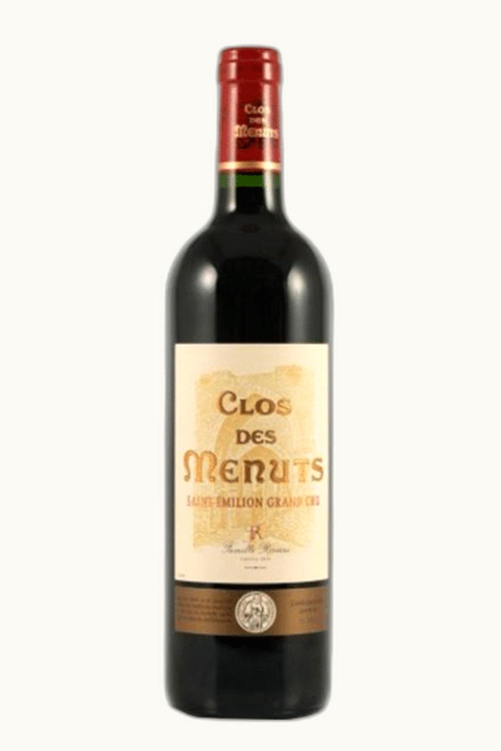 Clos de Menuts St Emilion Grand Cru Bordeaux, 1971