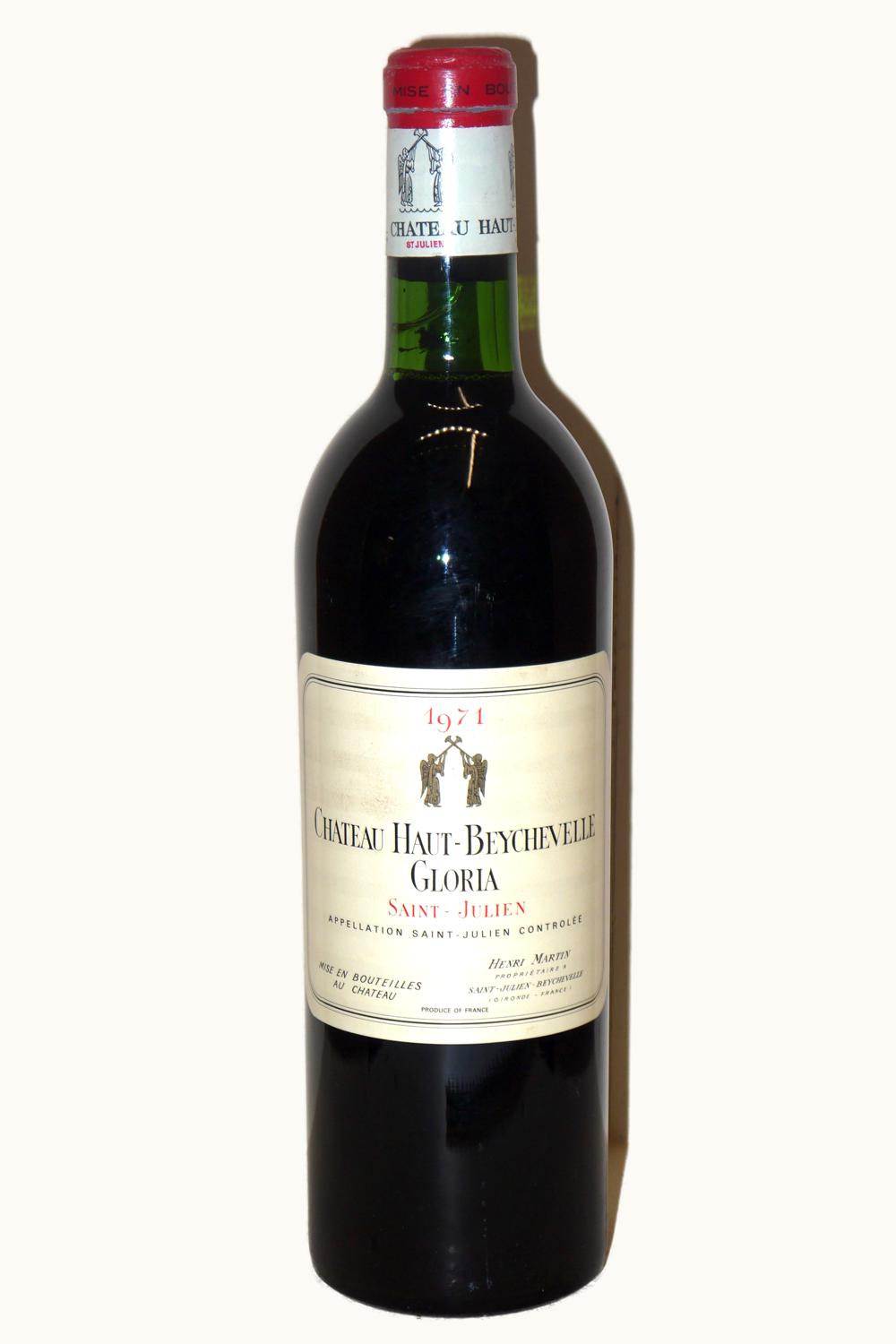 Chateau Haut-Beychevelle Gloria St Julien Medoc Bordeaux, 1971