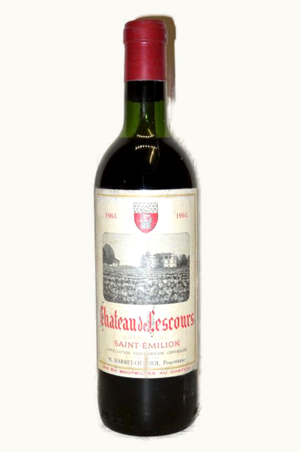 De Lescours De Lescours St Emilion Grand Cru Bordeaux, 1971