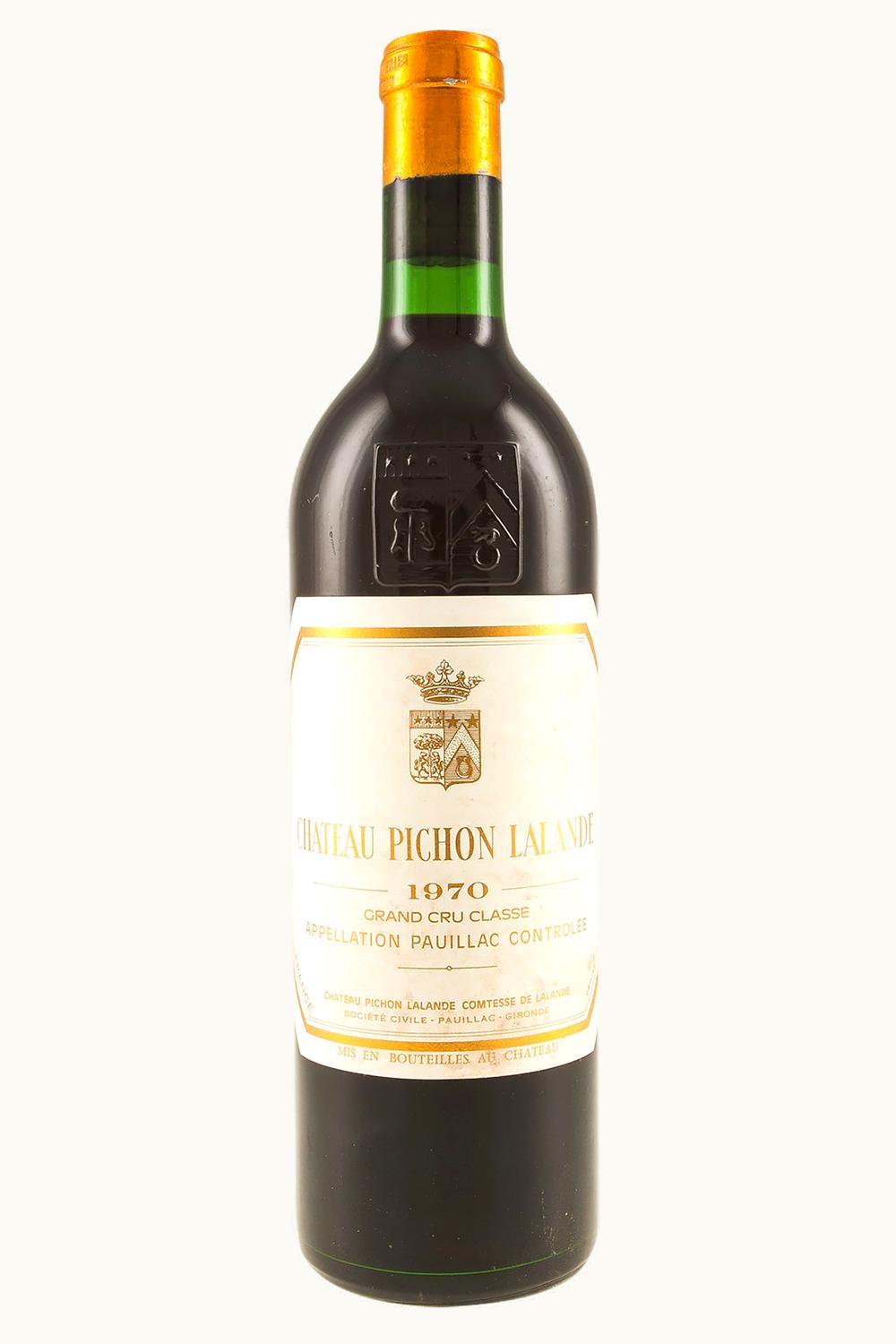 Château Pichon Longueville Comtesse de Lalande Pauillac Medoc Bordeaux, 1970