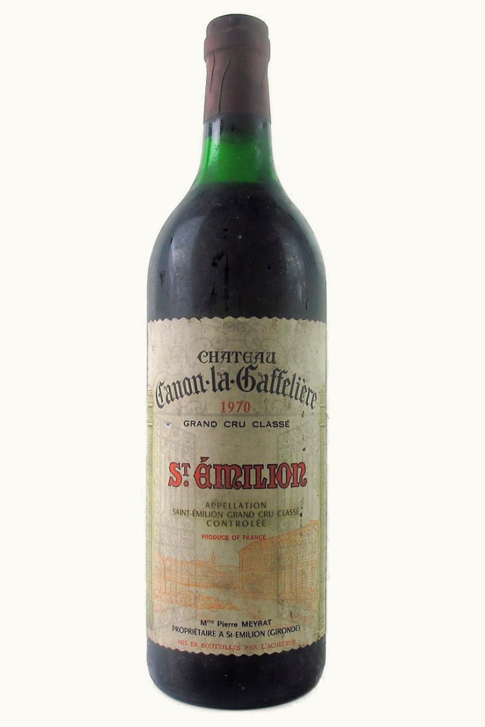 Château Canon-la-Gaffelière Château Canon-la-Gaffelière St Emilion Grand Cru Bordeaux, 1970
