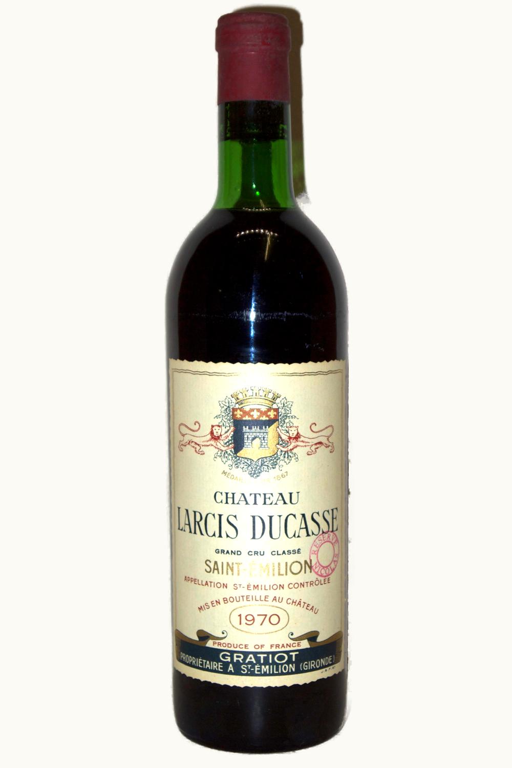 Larcis Ducasse St Emilion Grand Cru Bordeaux, 1970